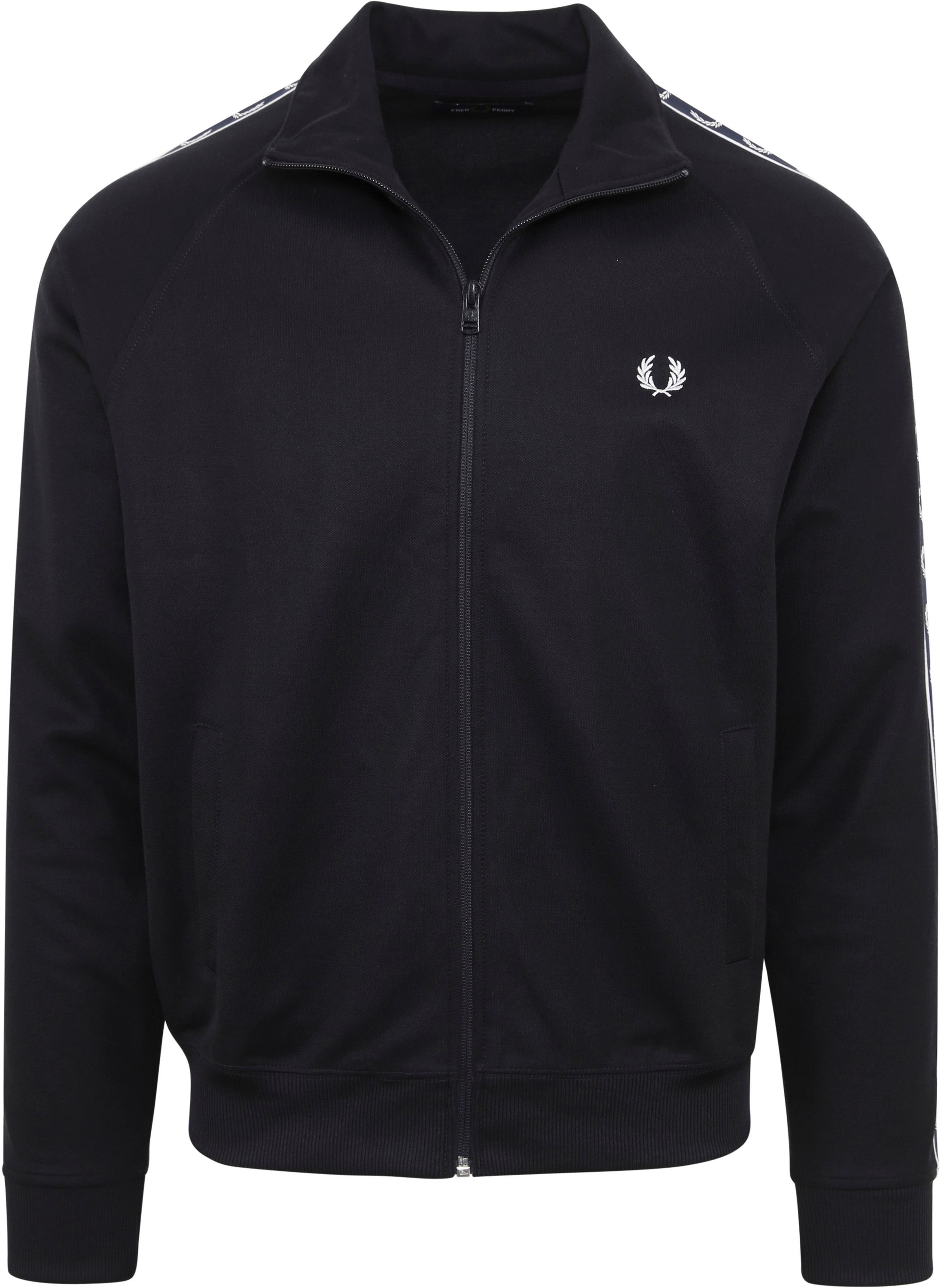Fred Perry Taped Track Jacket Carbon Dunkelblau J5557-608 online 