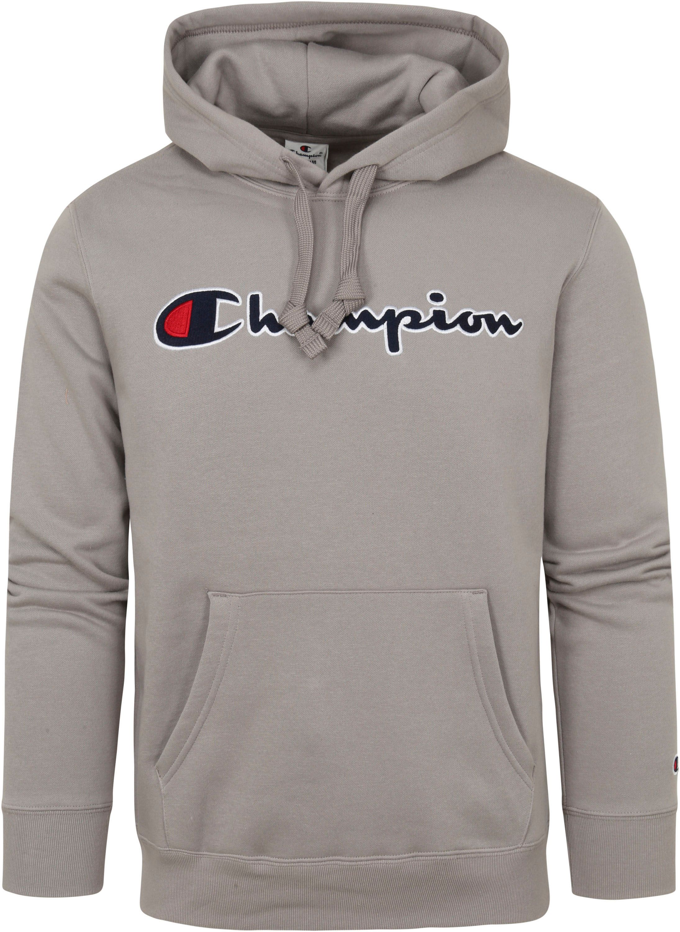 ファッション人気ブランドランキング Hoodie Champion Logo online order 217858-ES033-WWT Gray トップス