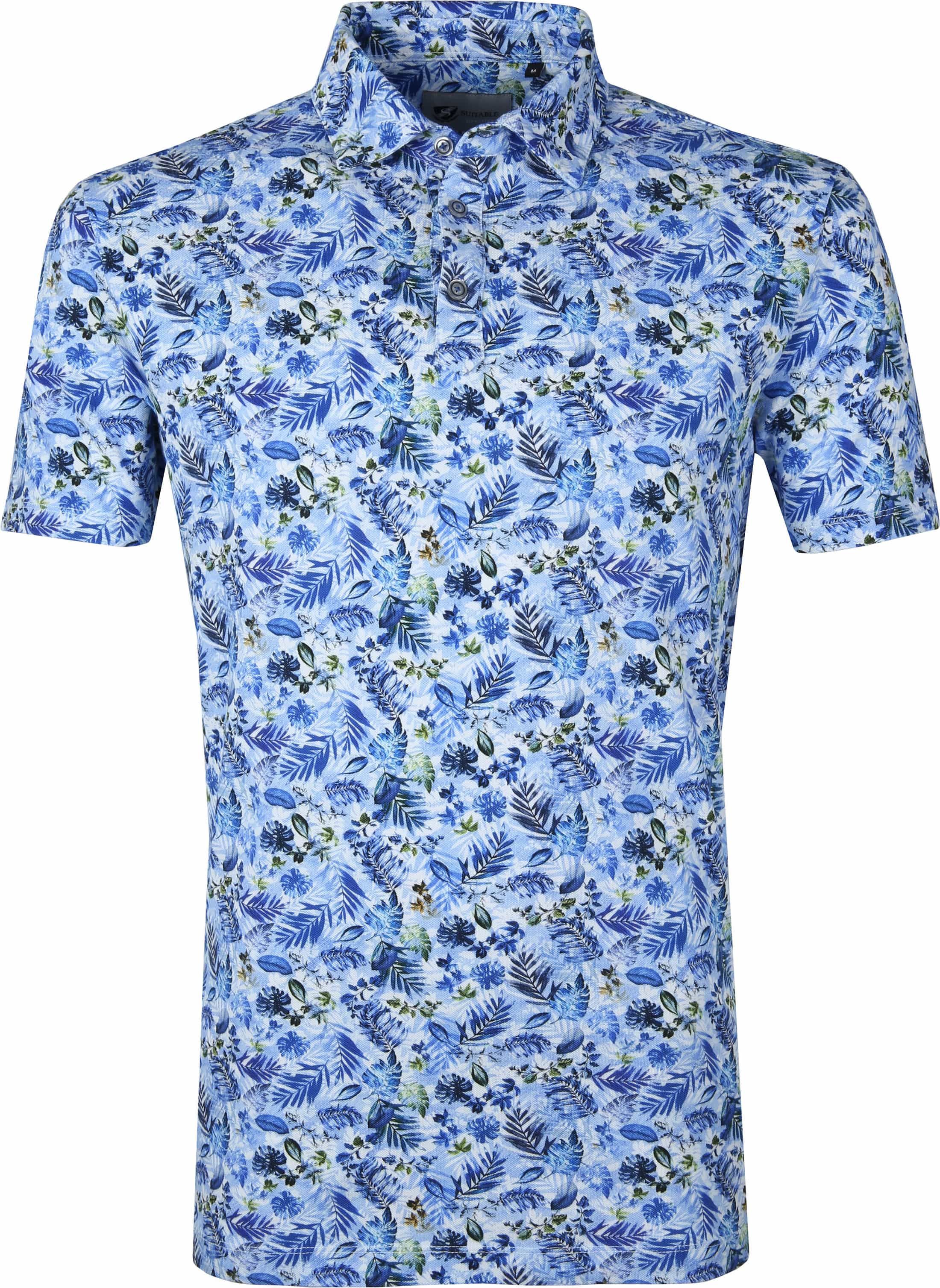 Suitable Prestige Polo Shirt Safari Blue size L