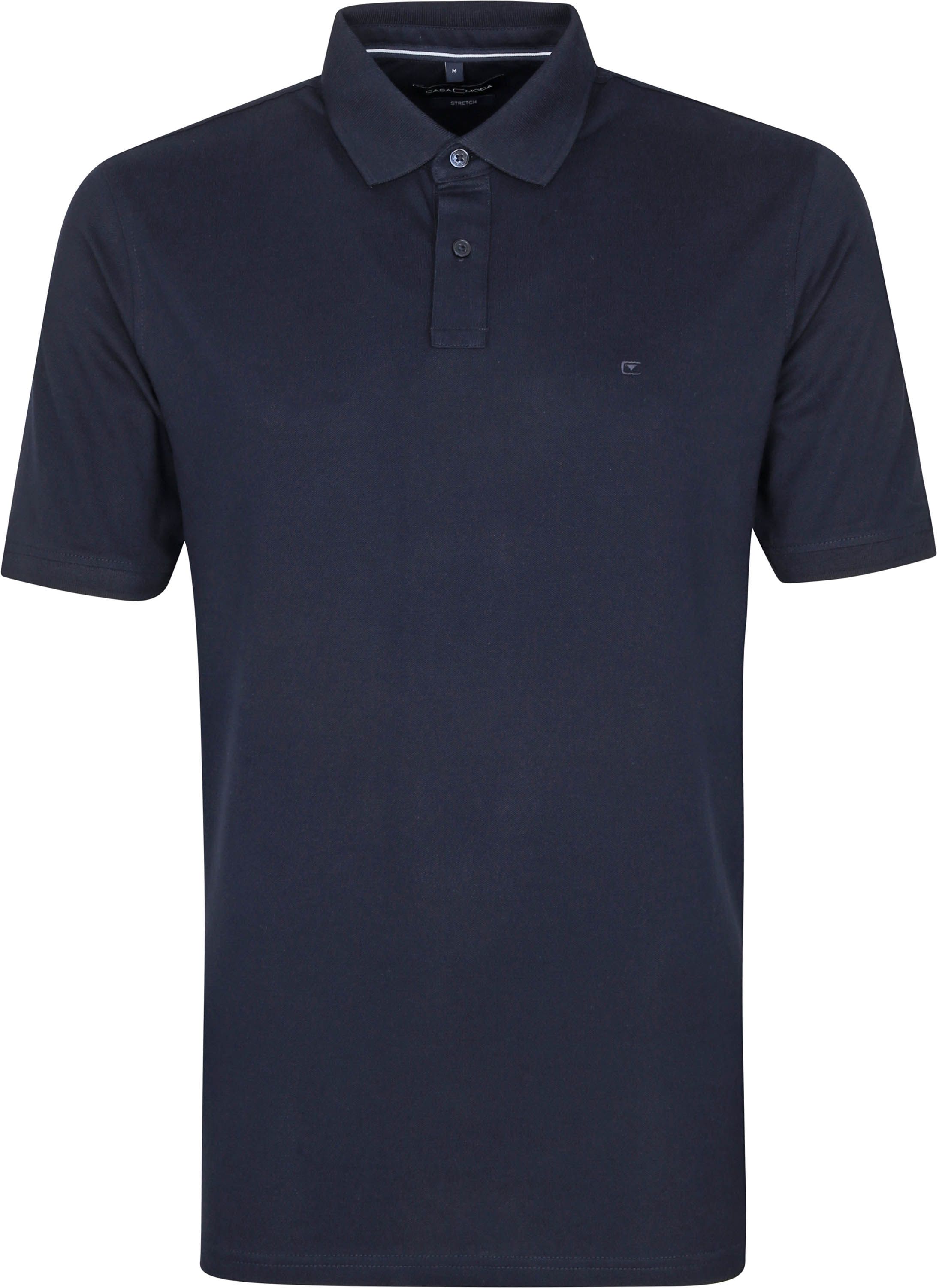 Casa Moda Polo Shirt Stretch Navy 004470-105 order online | Suitable