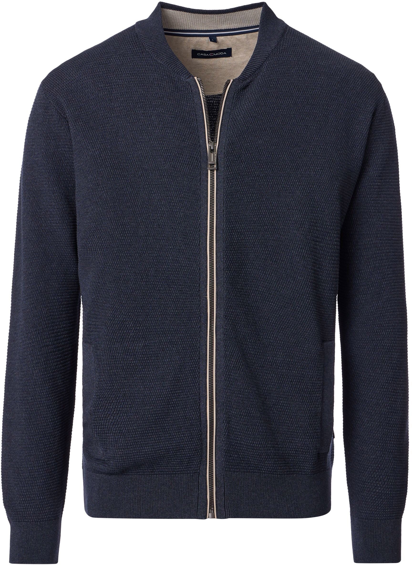 Casa Moda Pullover Zip Structure Navy 454479100-198 order online | Suitable