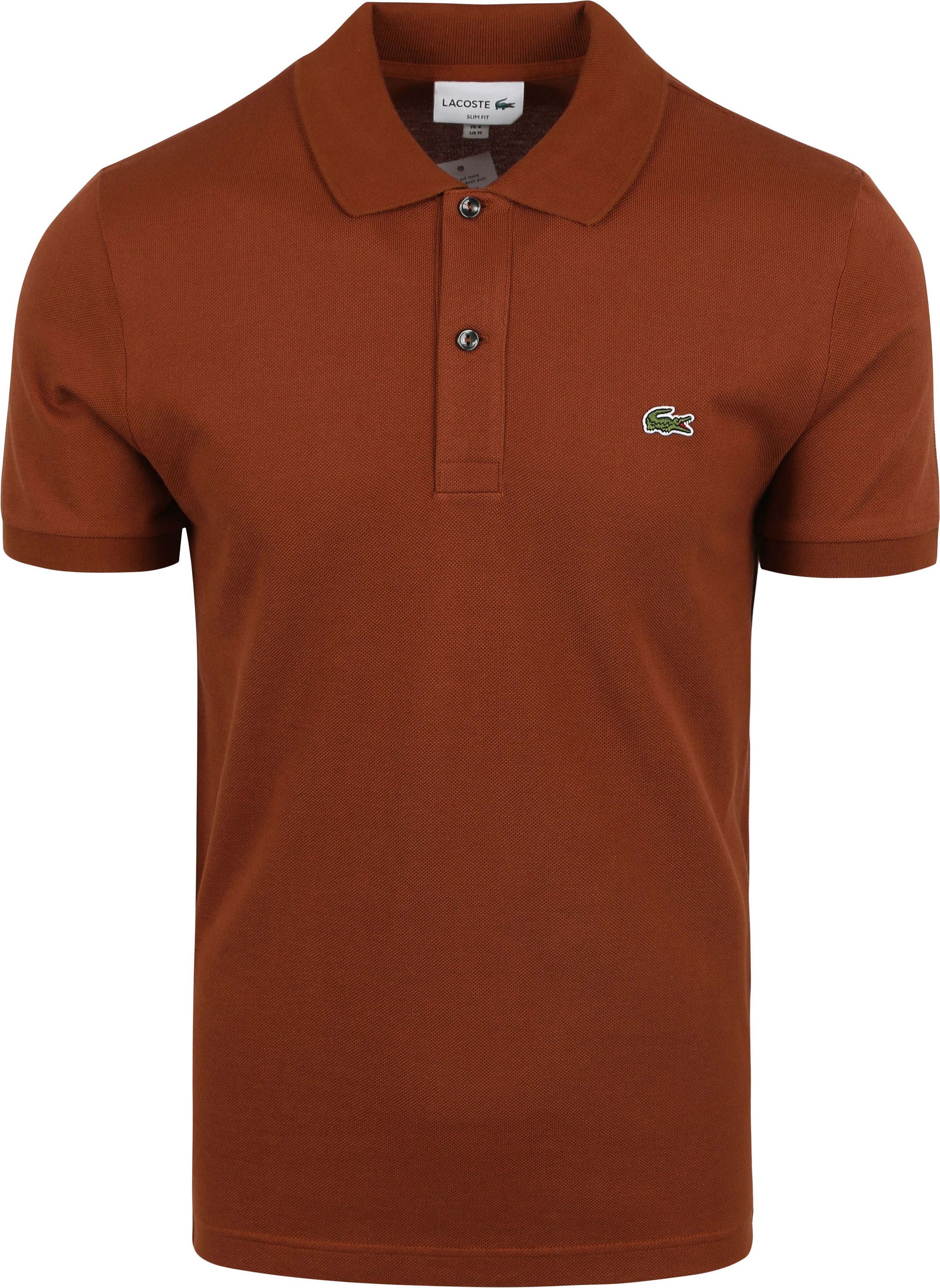 Polo Lacoste Pique Rouille Marron PH4012 SHI commander en ligne Suitable