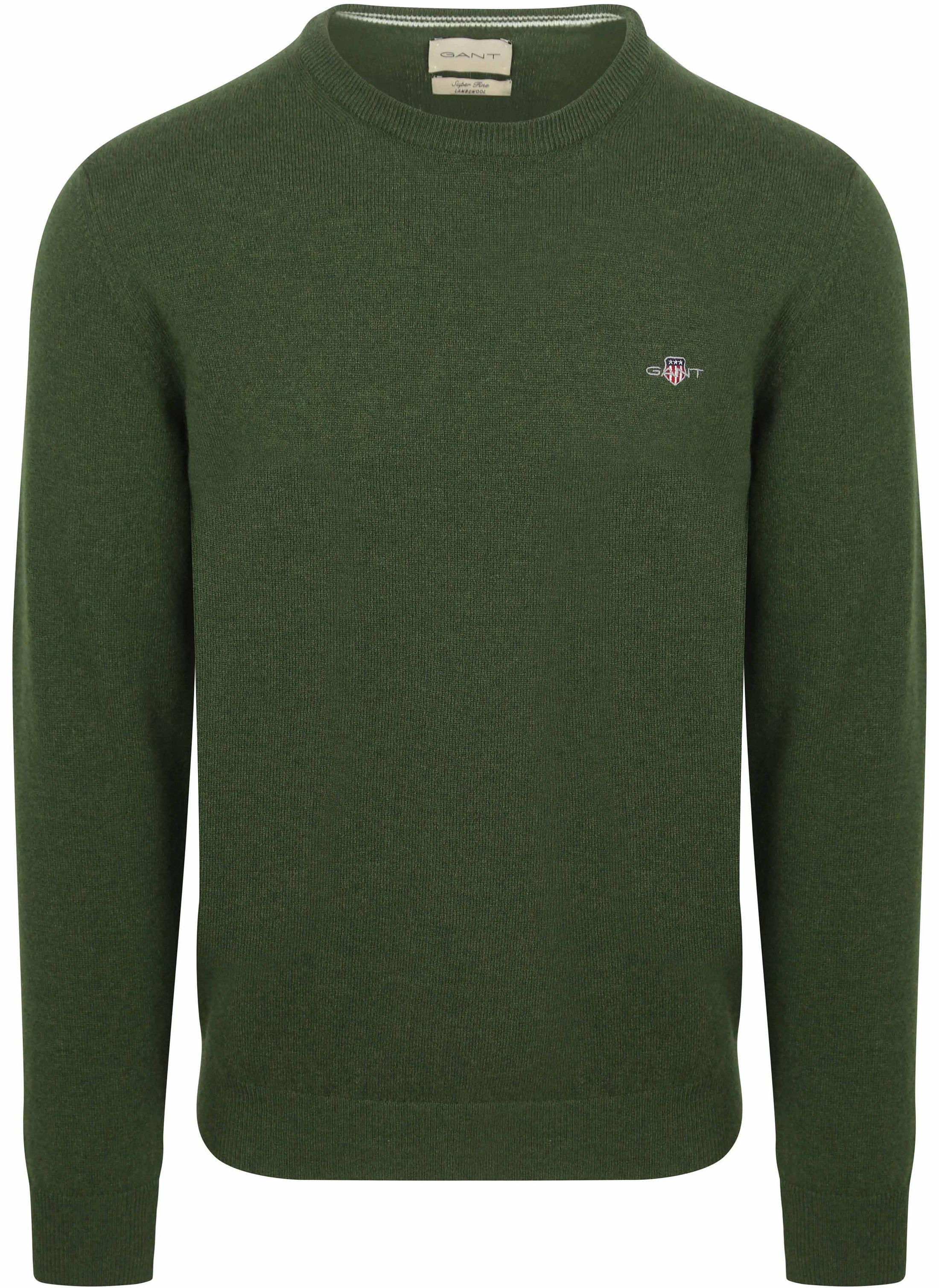 Gant Pullover Lambswool Moss Green 87211-303 order online | Suitable