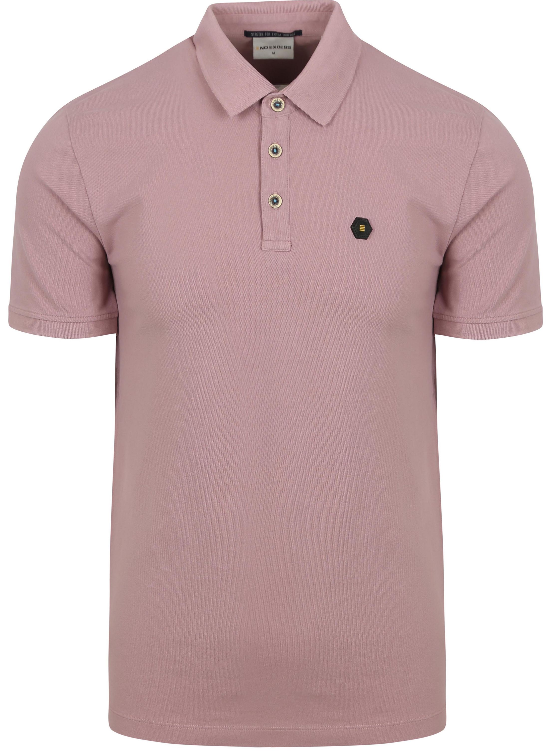 No Excess Polo Shirt Piqué Mauve 27380201SN-146 order online | Suitable