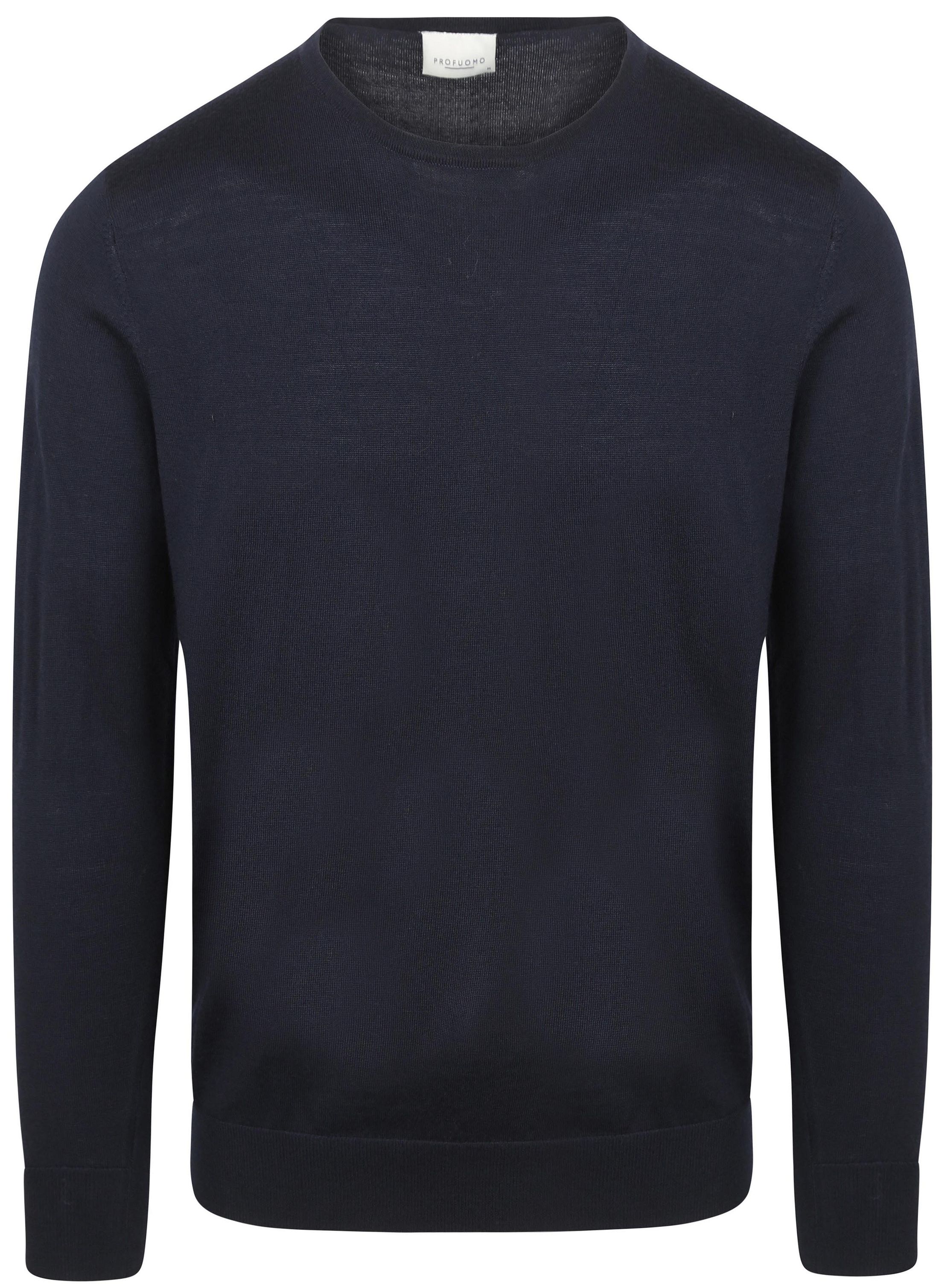 Profuomo Pullover Merino Wool Navy  PP2J00011A-P order online | Suitable