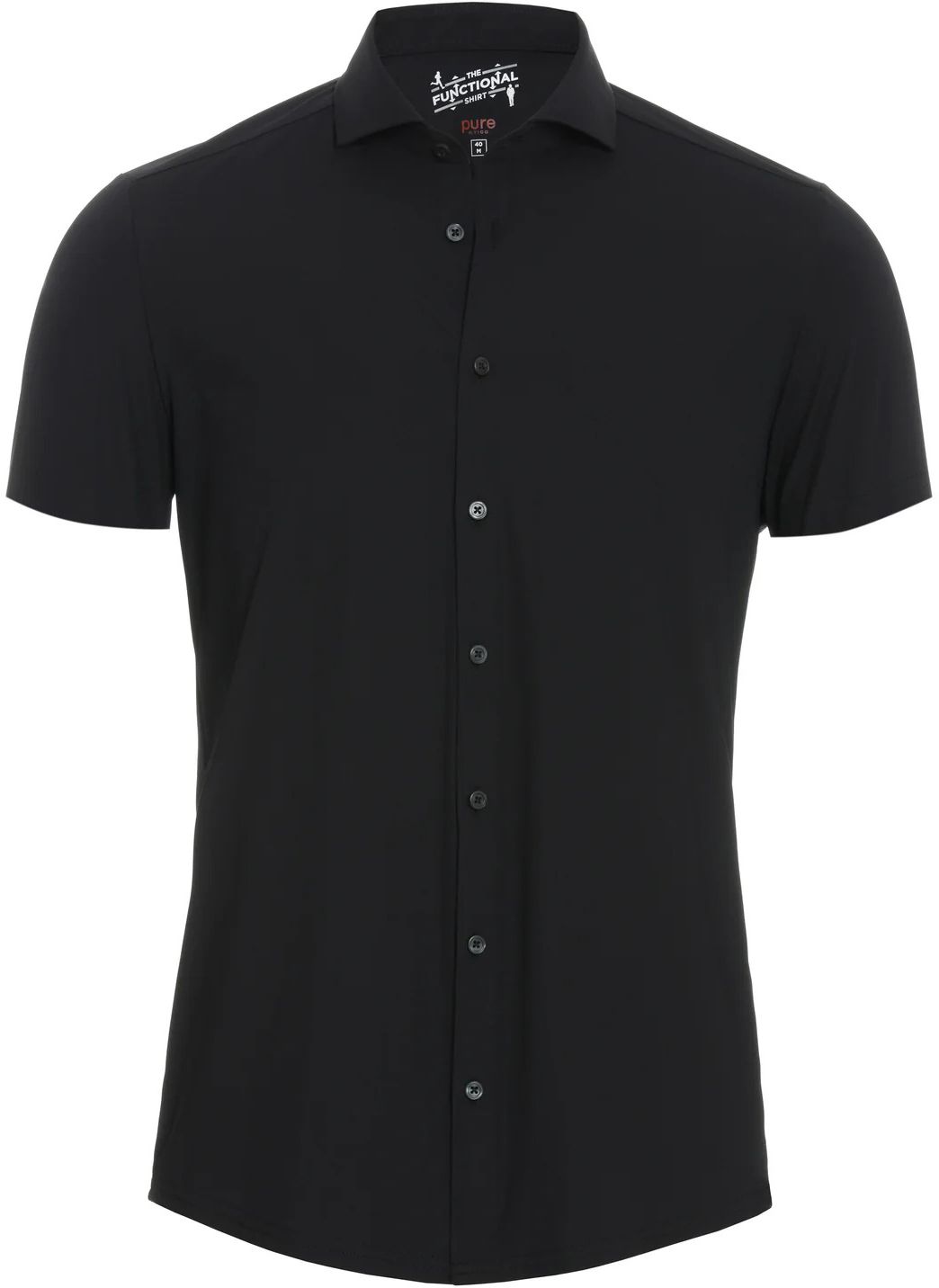 Pure Kurzarmhemd The Functional Shirt Blau-Schwarz 3387-22150-001 kaufen | Suitable