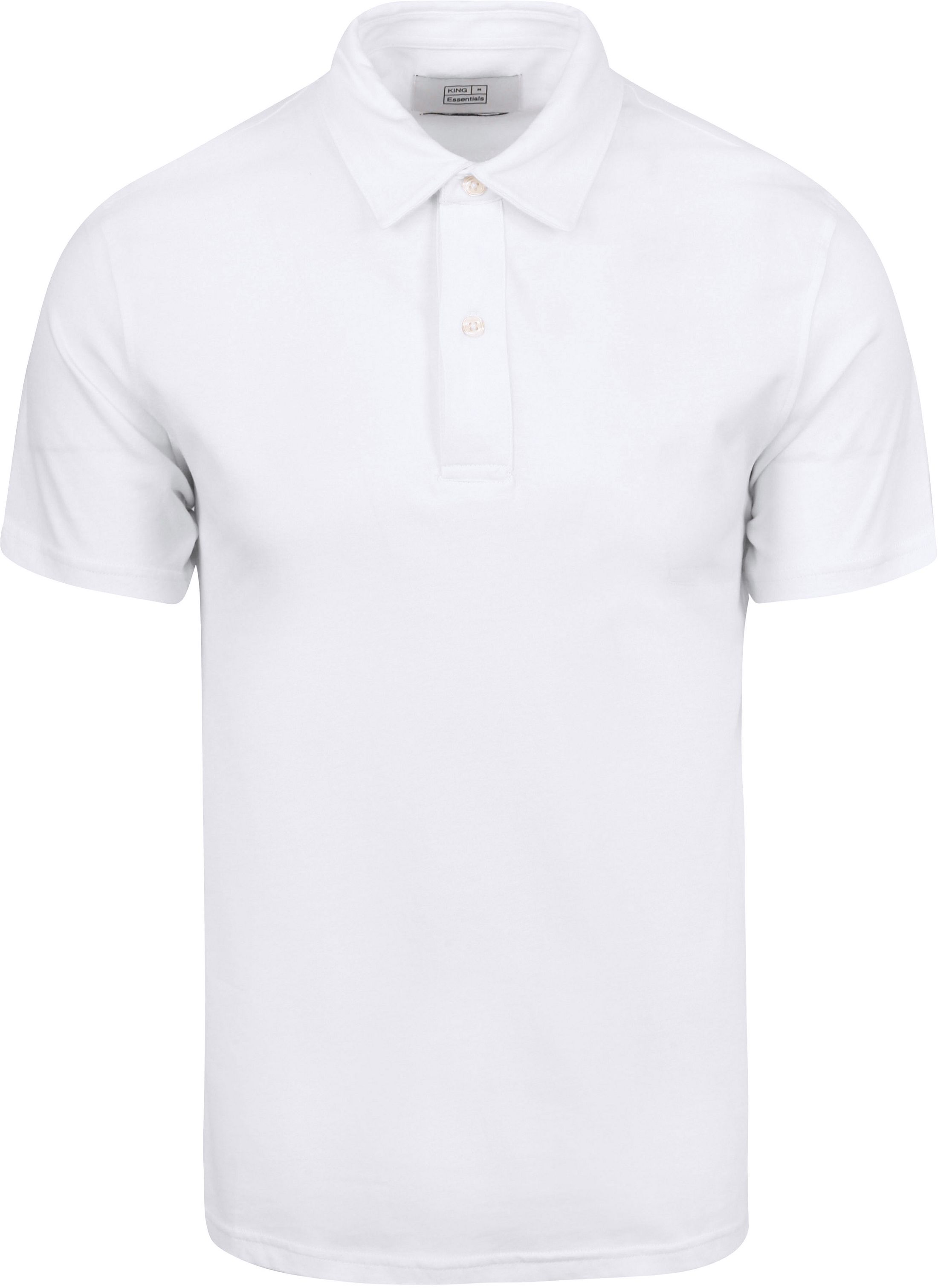 King Essentials The James Poloshirt Wit KM111050002-W001T kopen | Suitable
