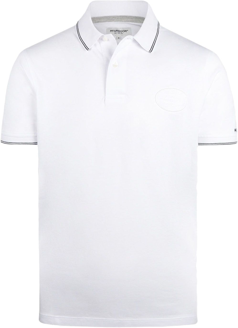 McGregor Polo Shirt Tipping White MM241.9001.03-9000 order online | Suitable