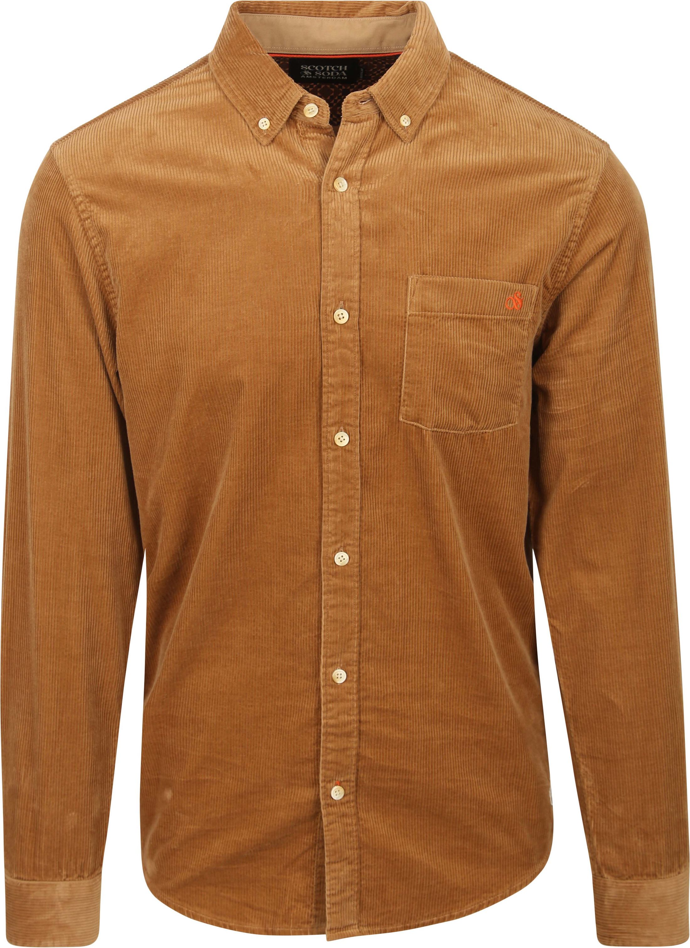 Scotch and Soda Corduroy Shirt Brown 174525-0619 order online | Suitable