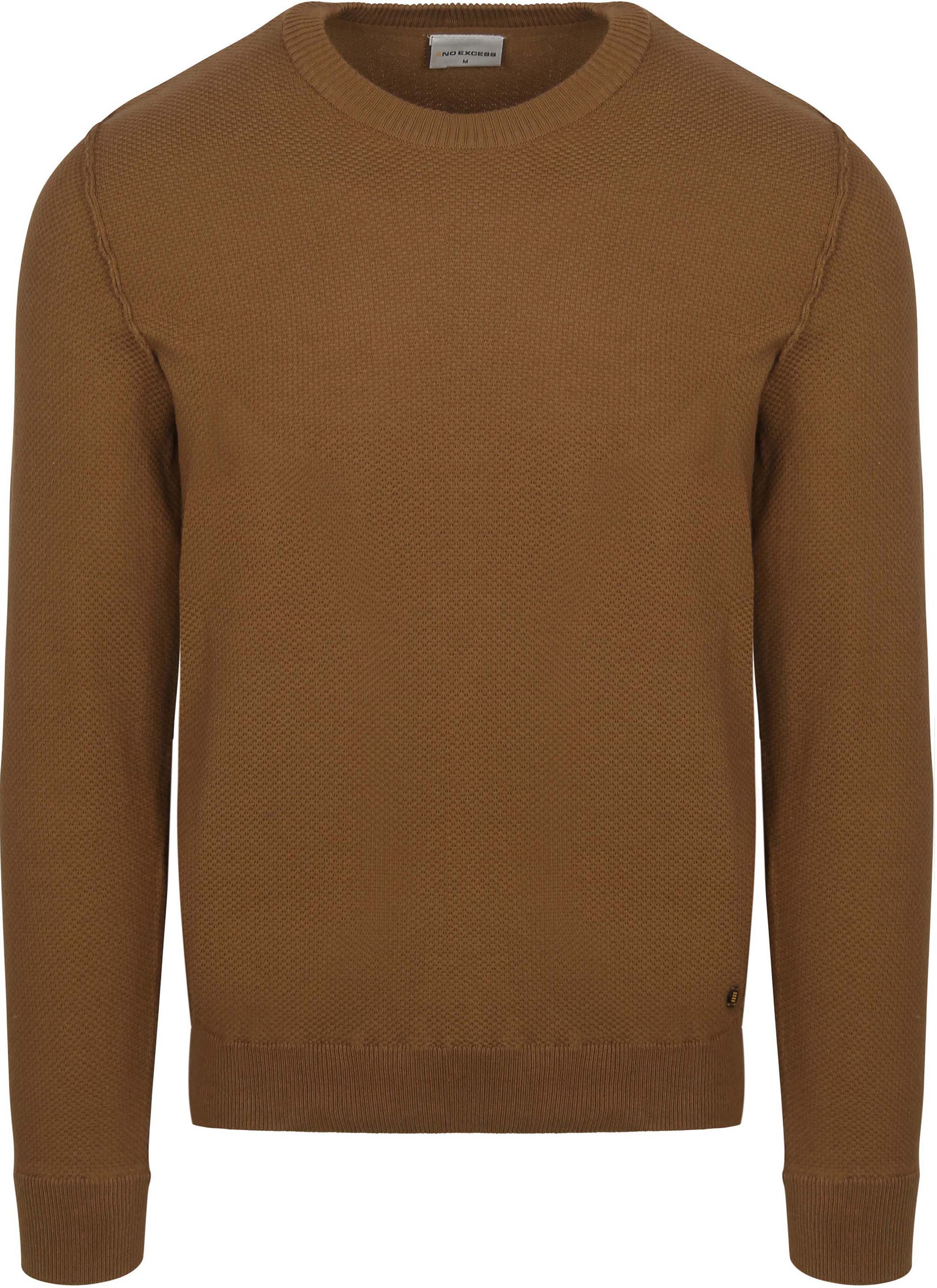 No Excess Pullover Solid Jacquard Khaki 25230805-043 order online | Suitable