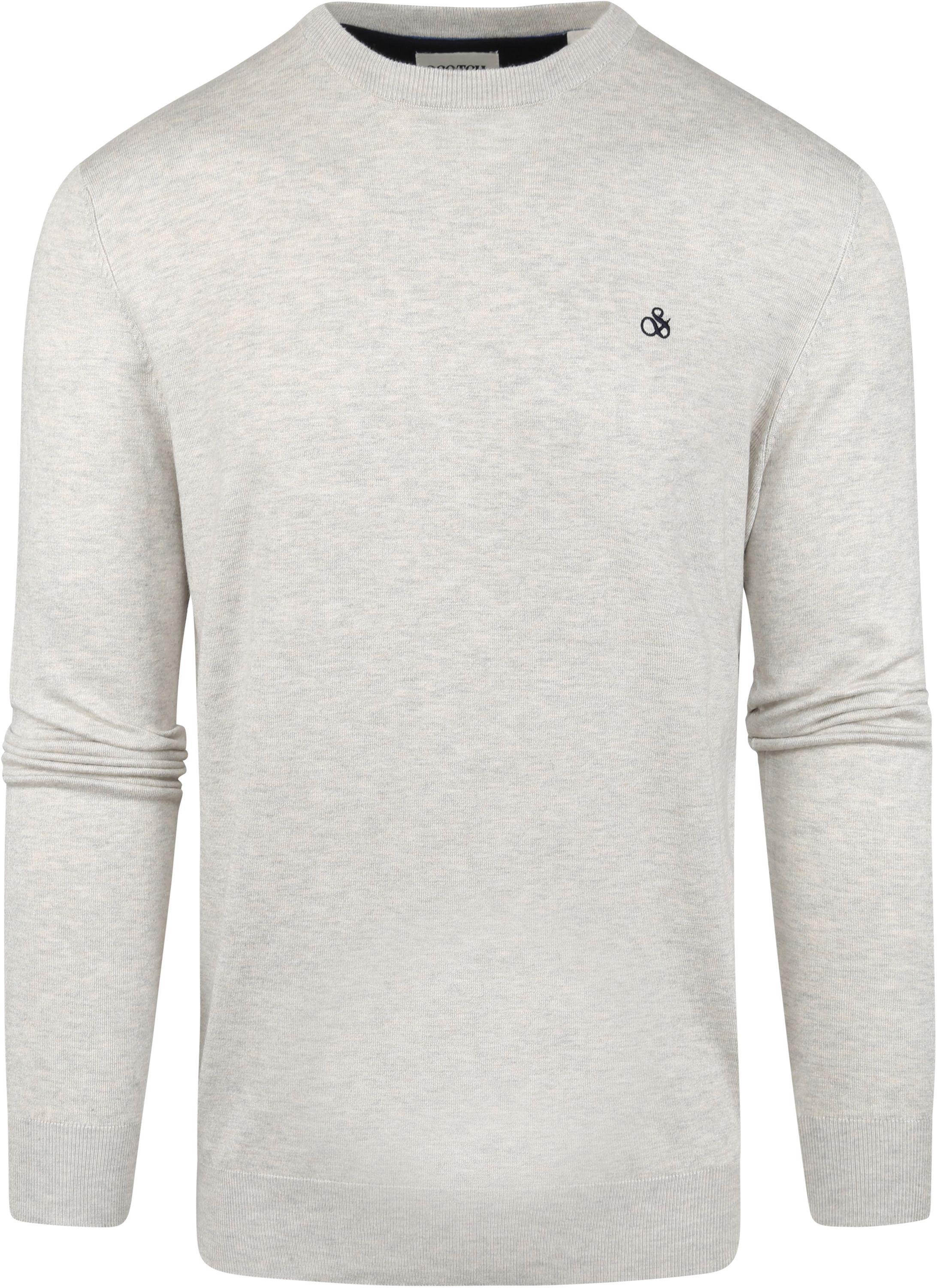 Scotch and Soda Pullover Bone Wit Melange 165322 kopen | Suitable