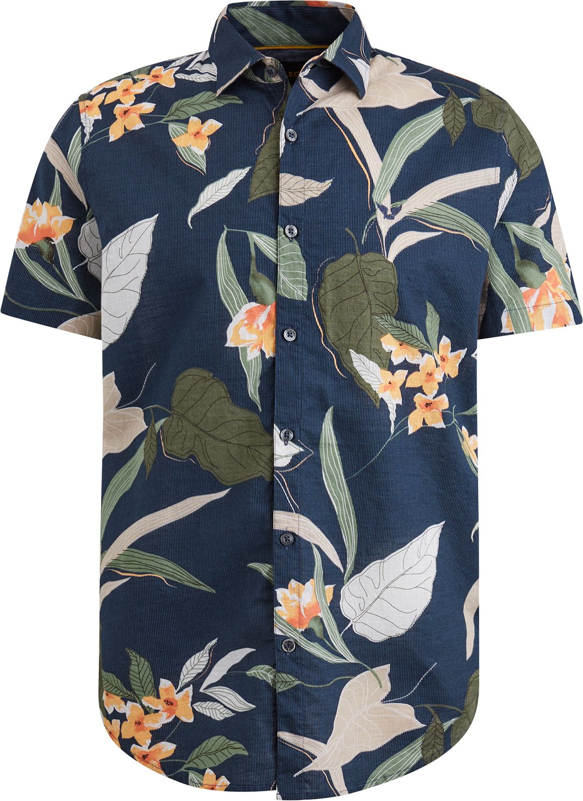 PME Legend Short Sleeve Overhemd Print Navy PSIS2404208-5281 kopen | Suitable