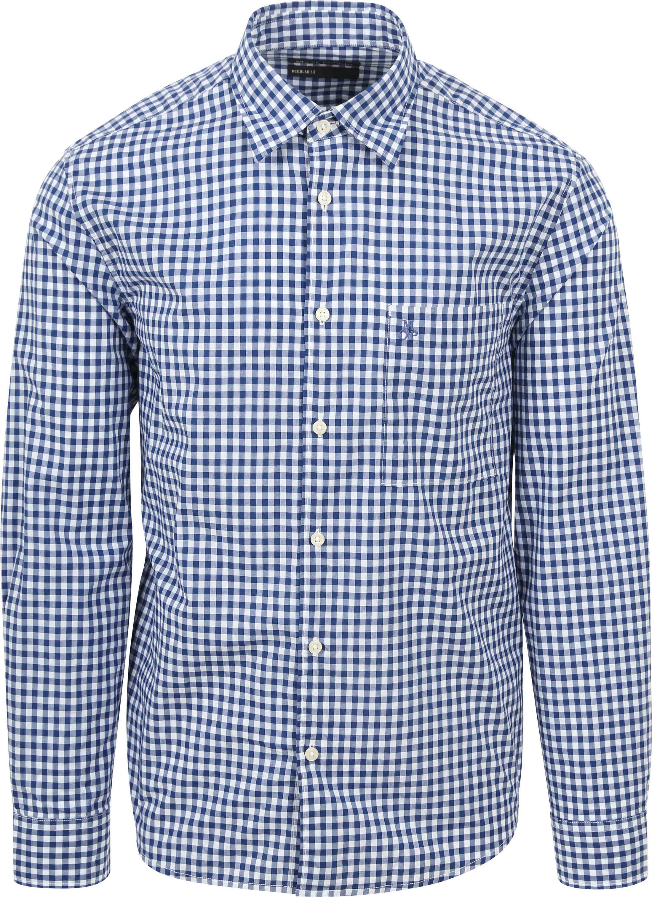 Marc O'Polo Shirt Plaid Blue order online | B21720842090-Z81 | Suitable Spain