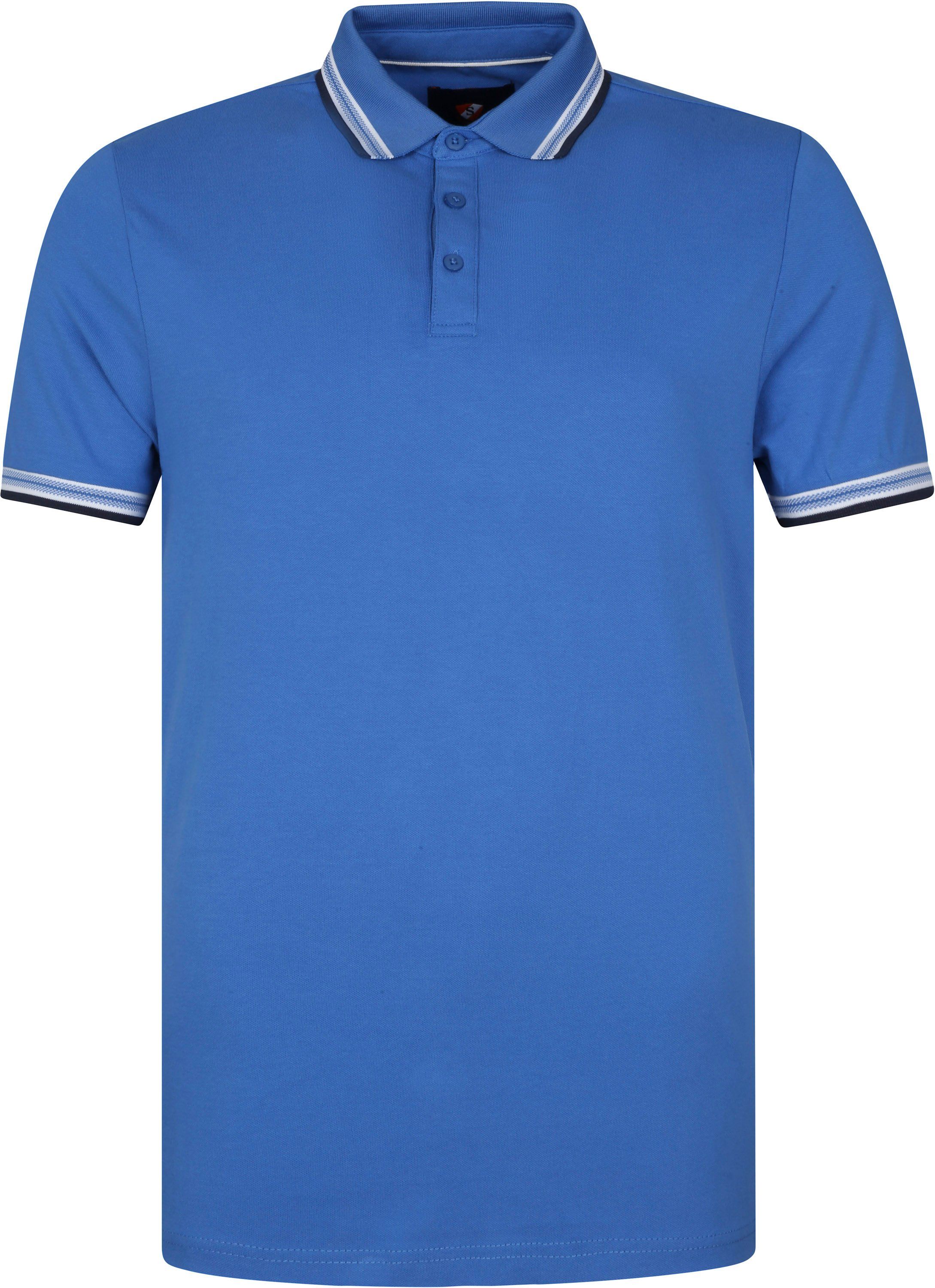 Suitable Poloshirt Brick Mid Blue size 3XL