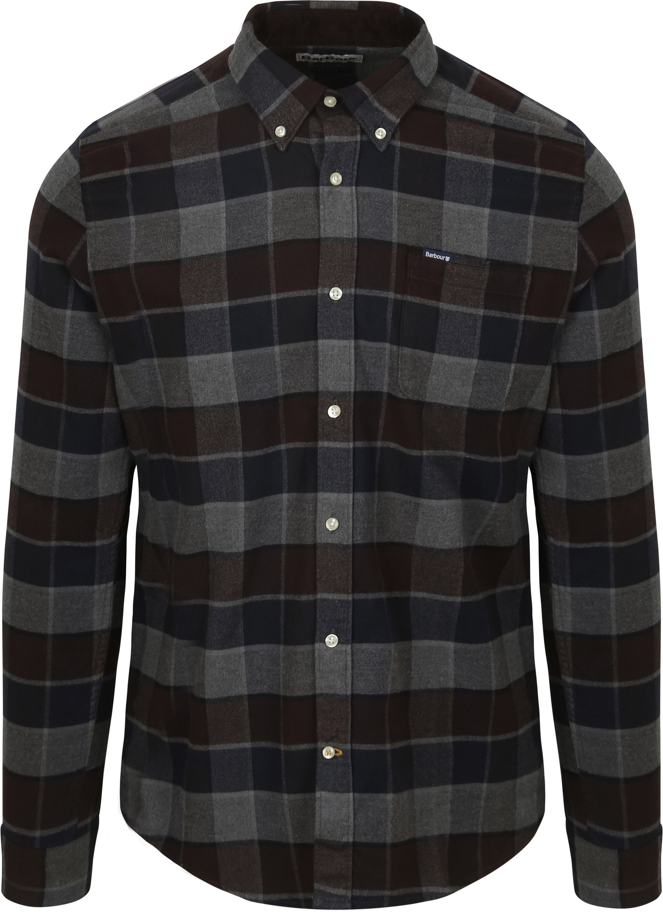 Barbour Valley Shirt Checkered Brown Anthracite order online | MSH5057-BR17 | Suitable Finland