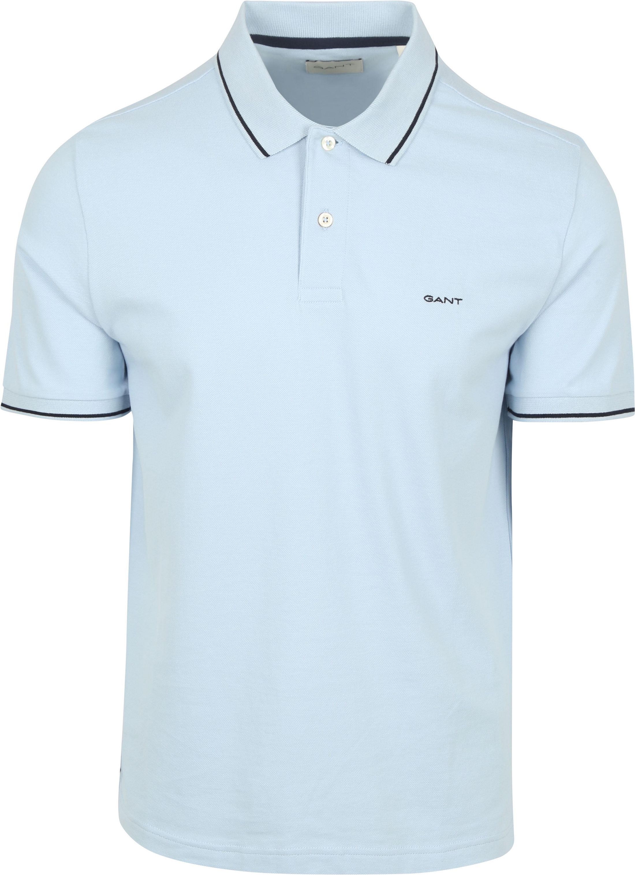 Gant Tipping Piqué Polo Shirt Light Blue 2062034-457 order online | Suitable