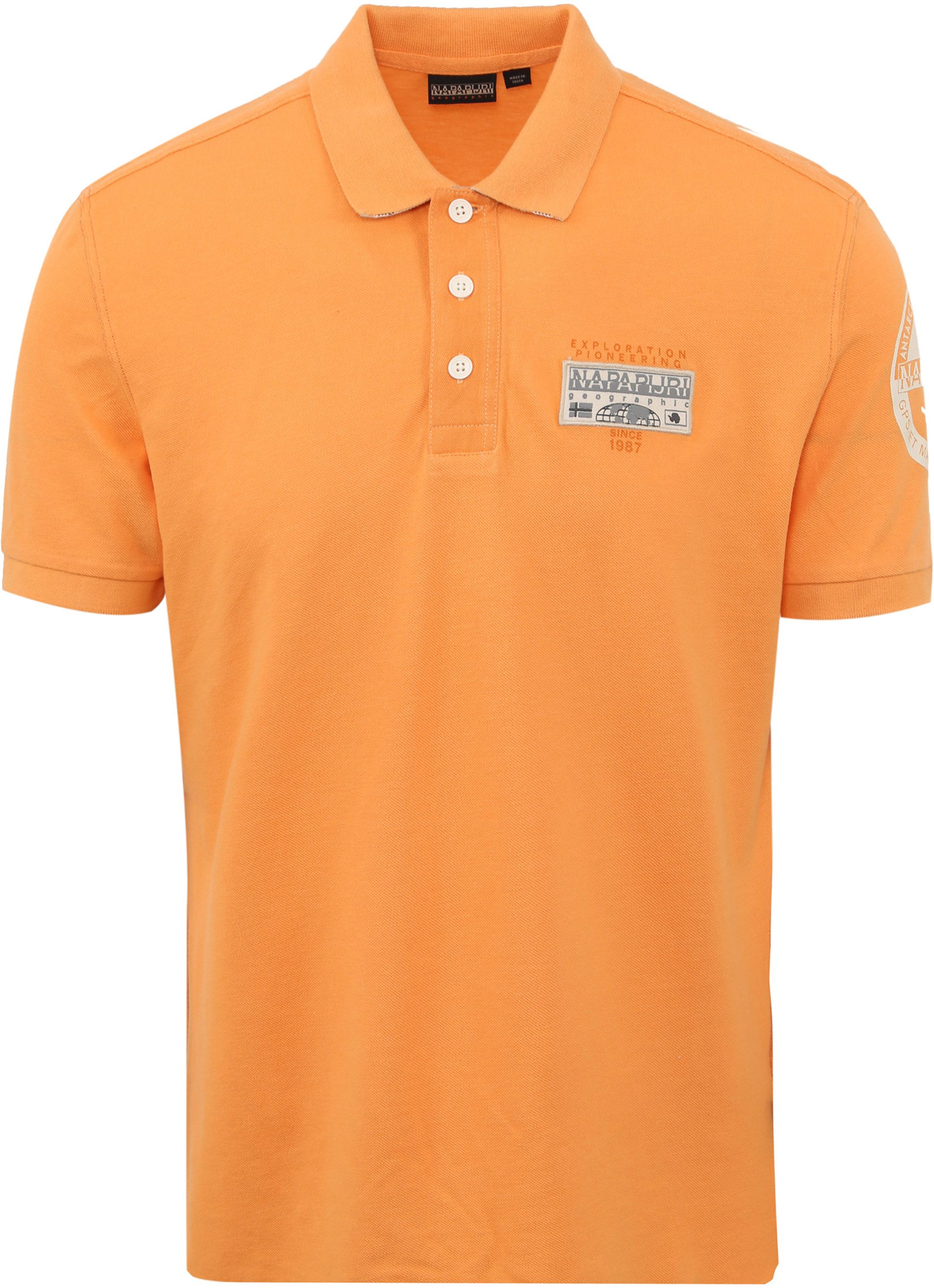 Napapijri Polo Amundsen Orange NP0A4H6AA571 order online | Suitable