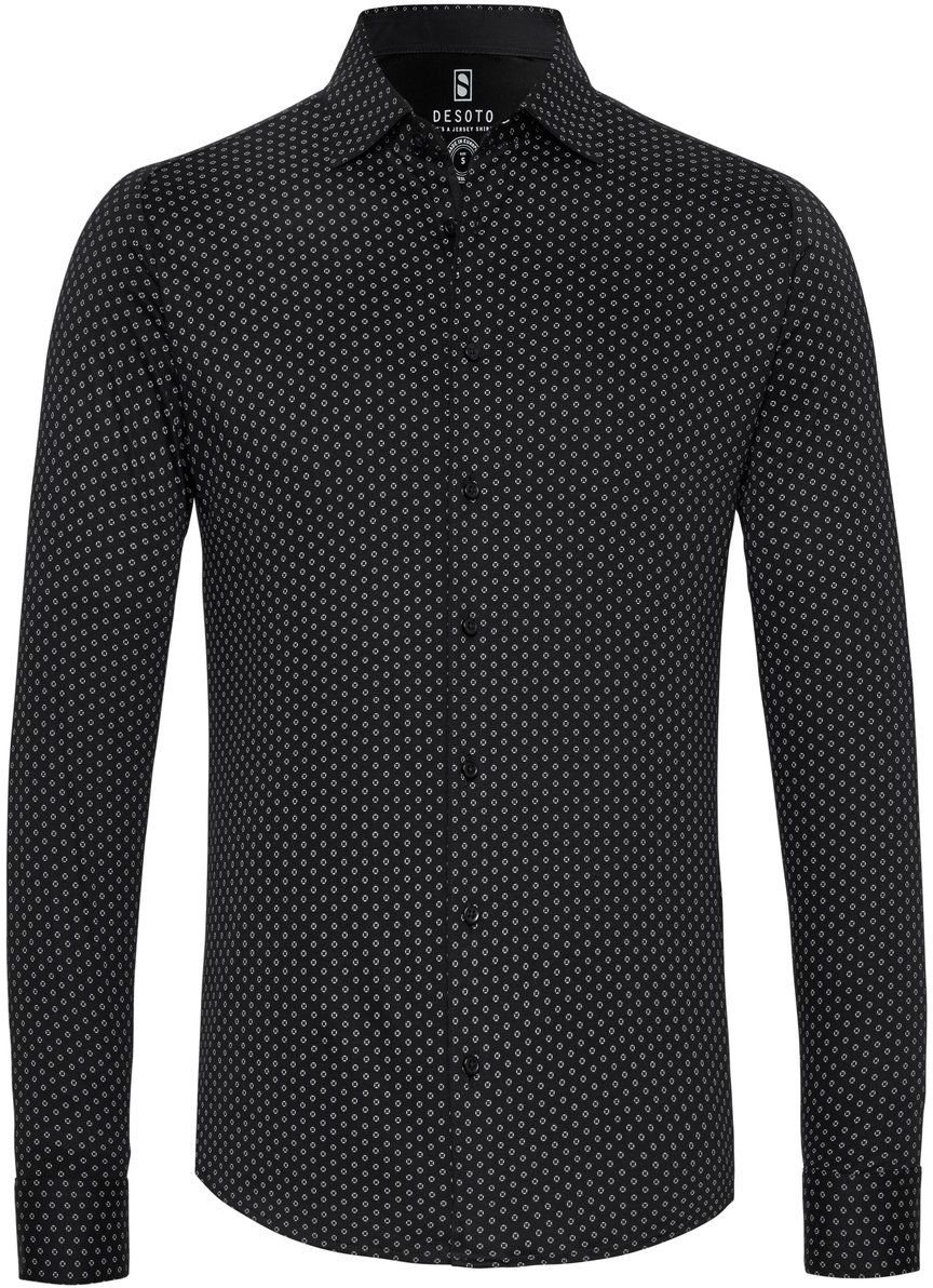 Desoto Shirt Kent Graphic Print Black 98028-3-599 order online | Suitable