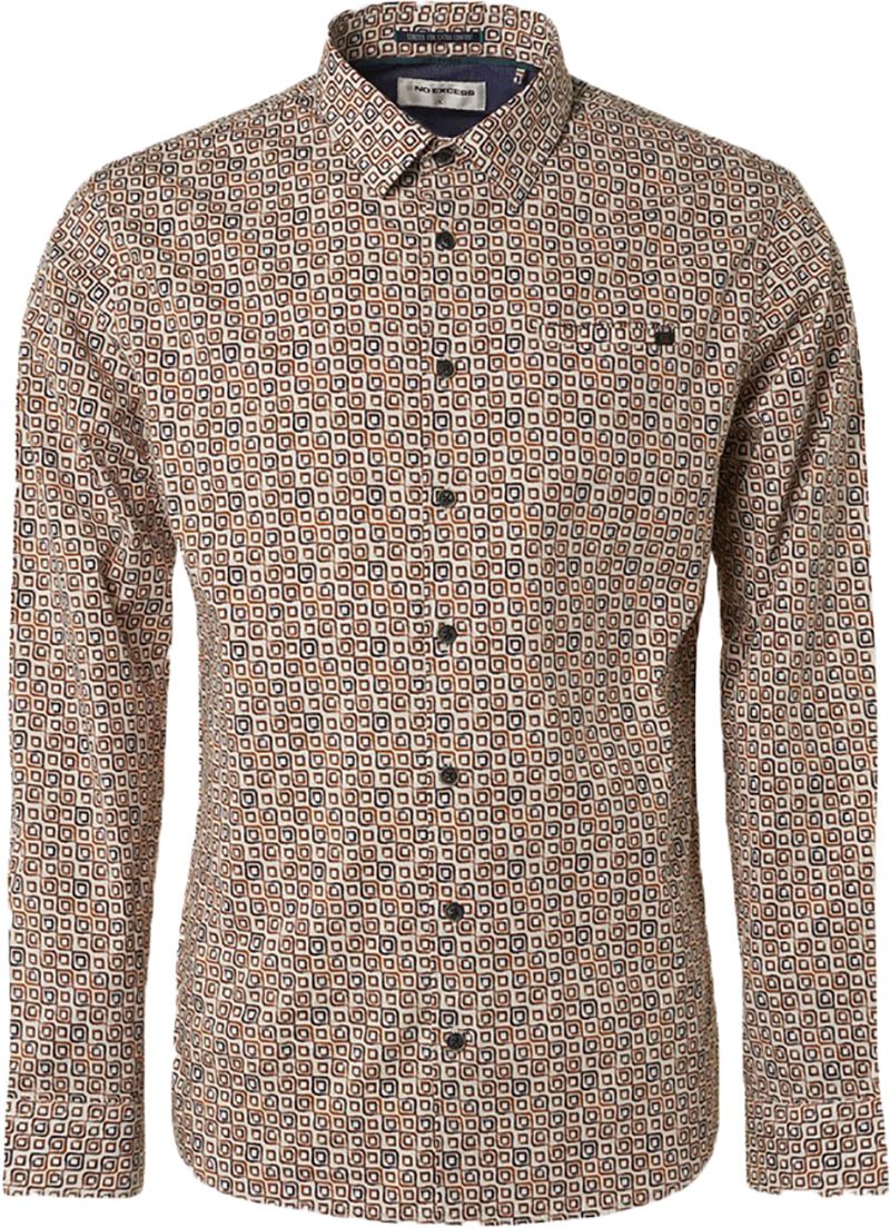 No Excess Chemise Impression Caramel 21430910-048 commander en ligne | Suitable