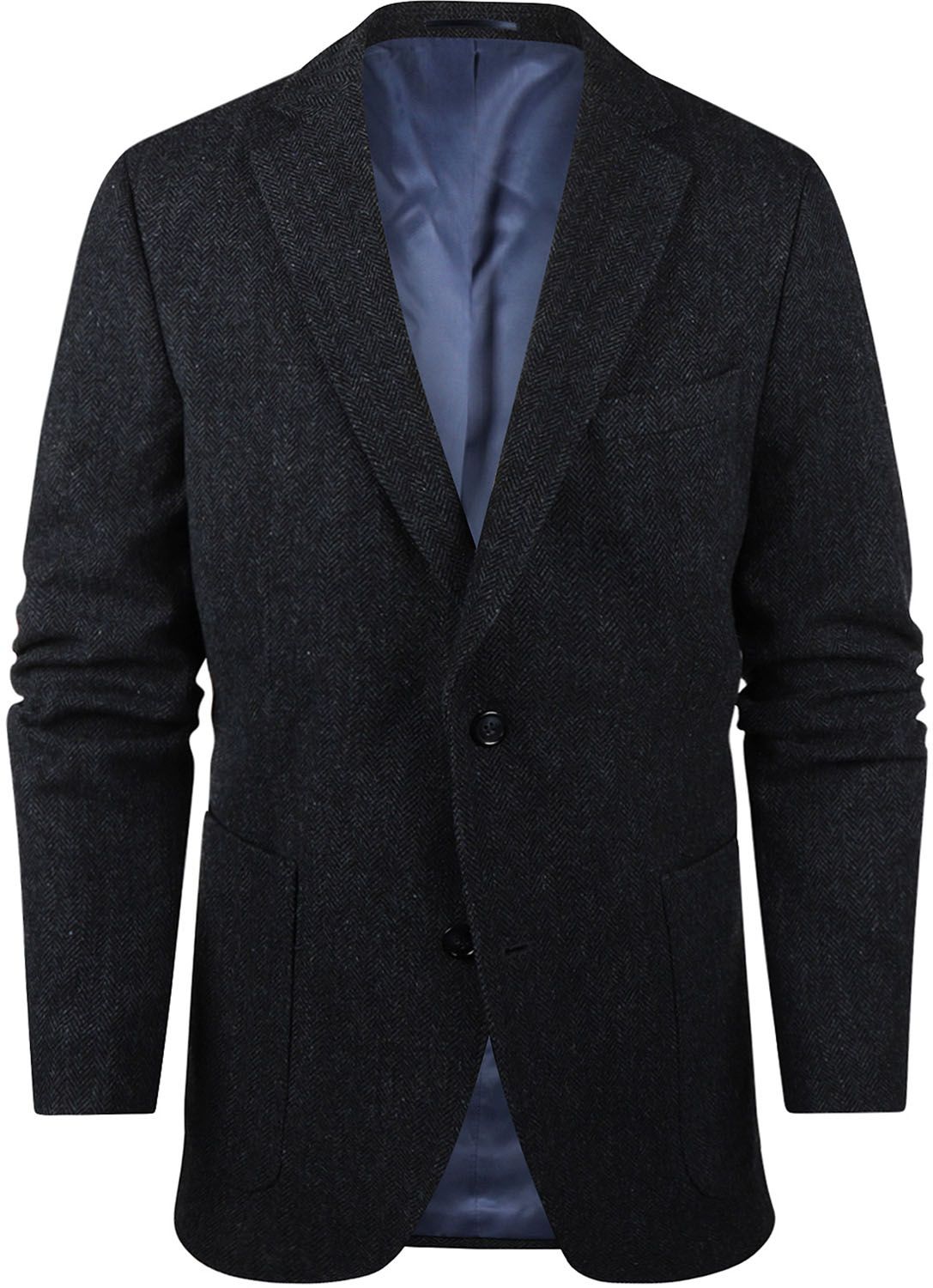 Steppin' Out Shetland Sport Jacket Lambswool Navy SM2001.0010-2100 order online | Suitable