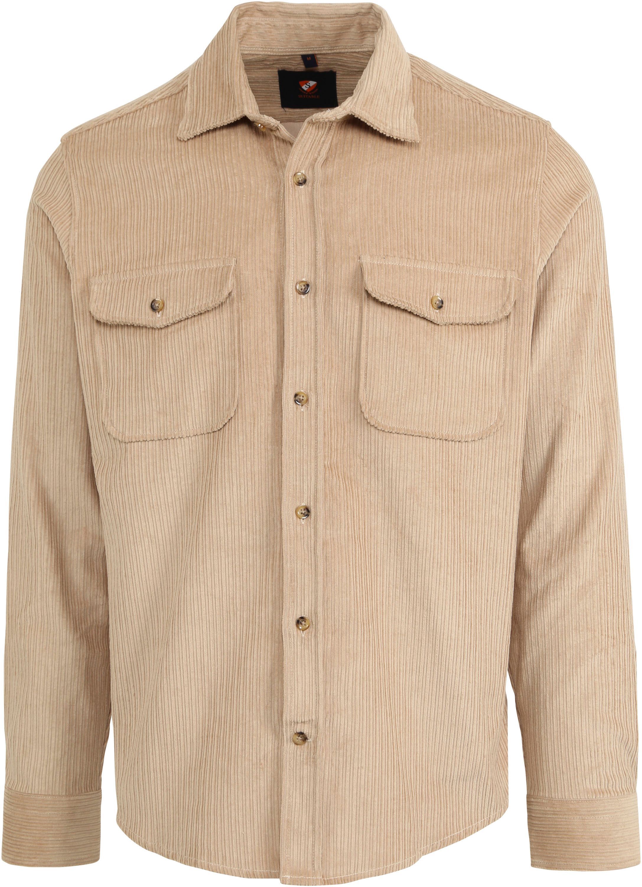 Suitable Overshirt Corduroy Kaki 247-2 Heavy Cord Kahki kopen | Suitable
