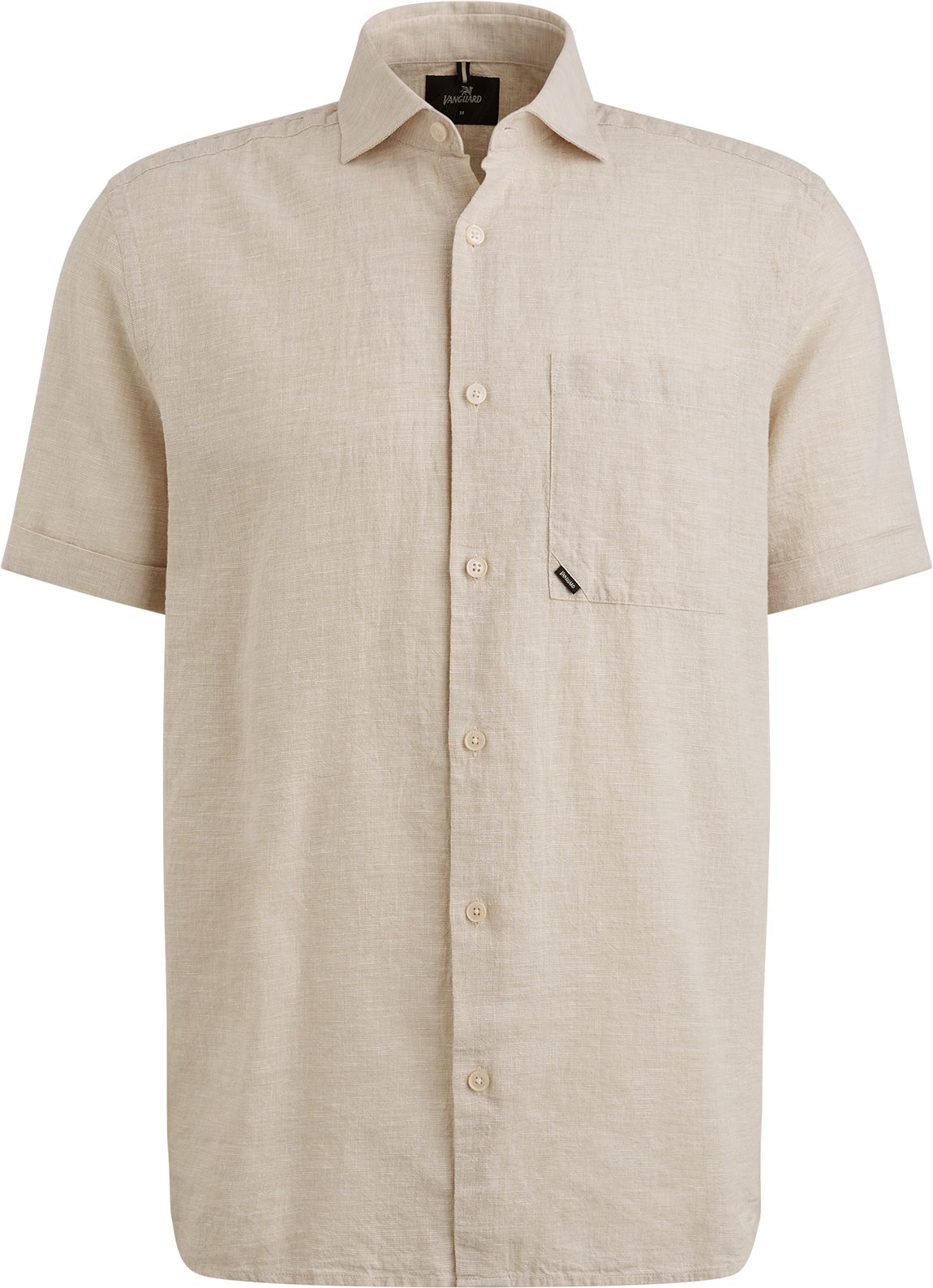 Vanguard Short Sleeve Shirt Linen Blend Ecru VSIS2504260-7074 order online | Suitable
