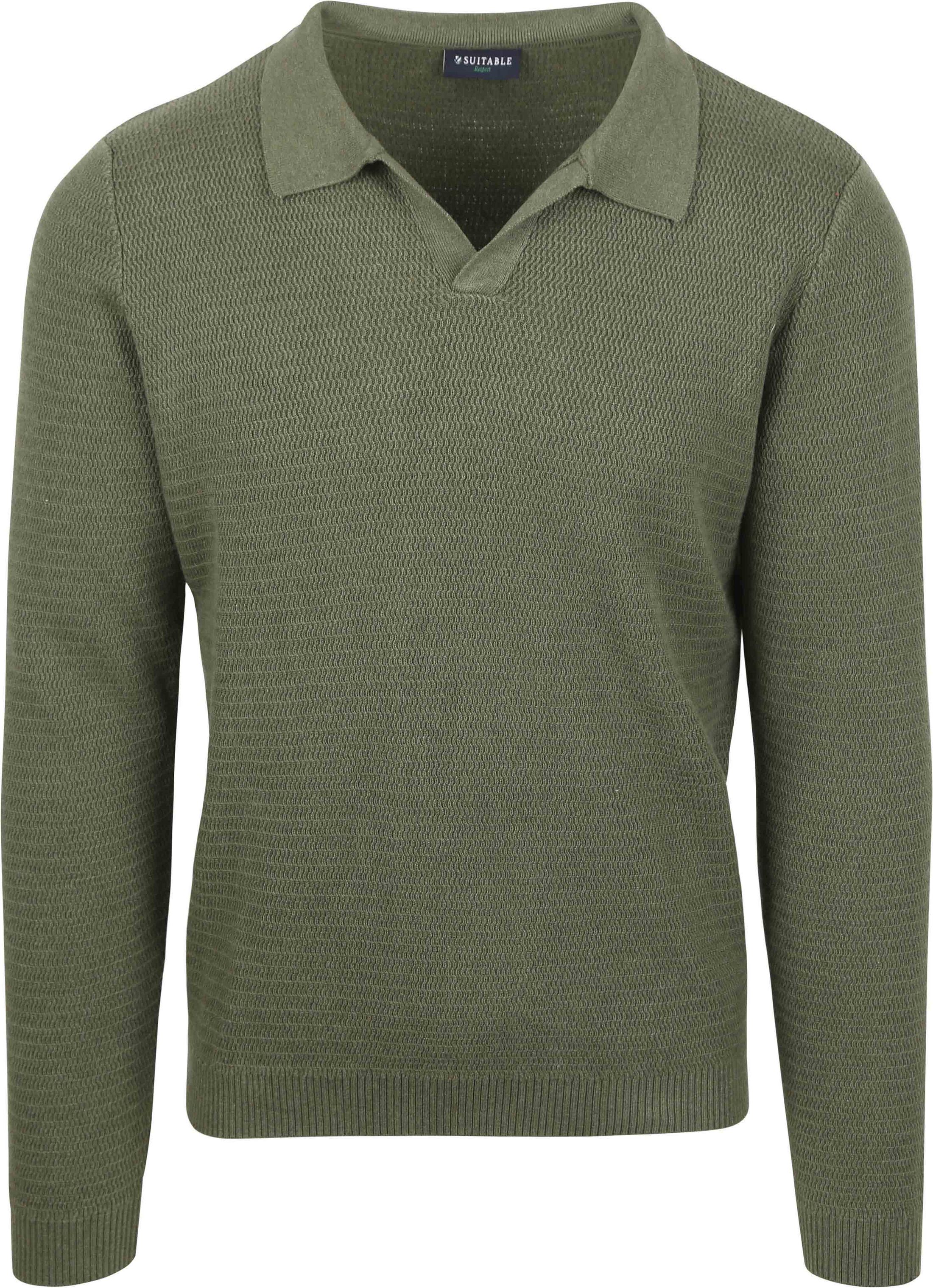 Suitable Pullover Riva Structure Melange Green RSP-25-STRUCRIVA-GR order online | Suitable