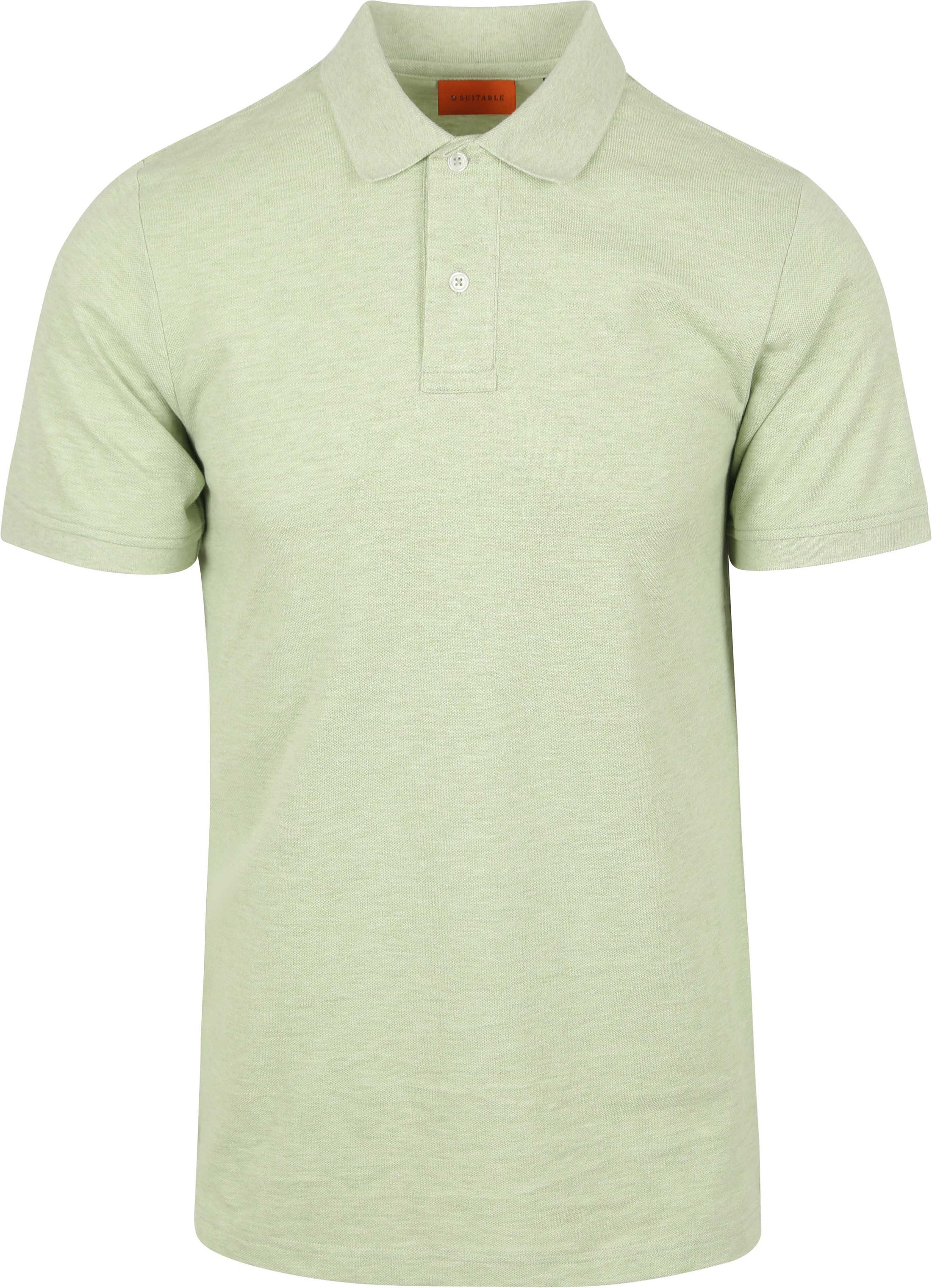 Suitable Polo Mang Vert Clair commander en ligne | SPE25108FA63ST-311 | Suitable Luxembourg