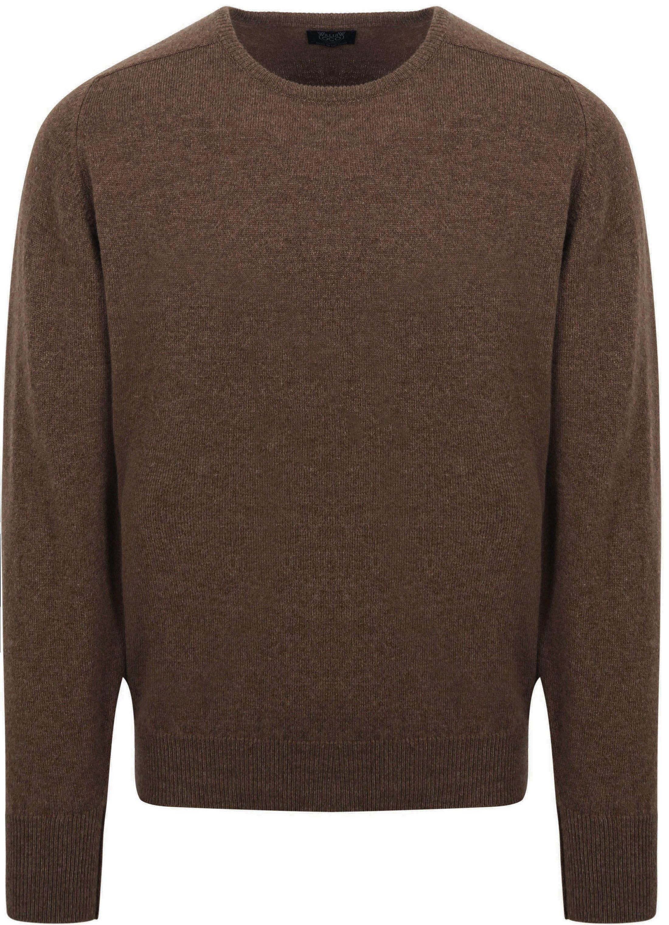 William Lockie Pullover Lambswool Mocha 7097DF Mocha order online | Suitable