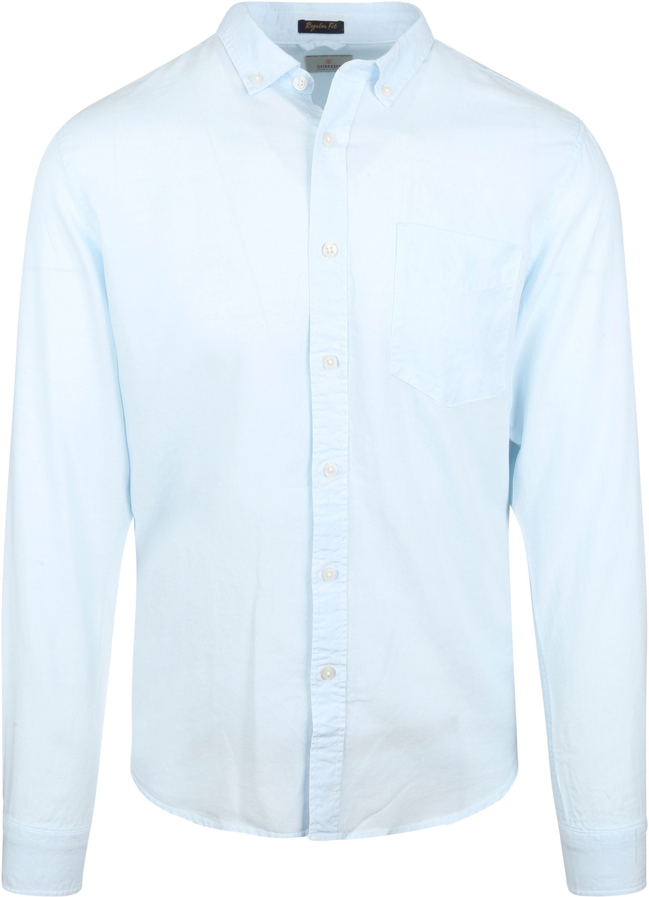 Dstrezzed Shirt Garment Dyed Tencel Light Blue size L