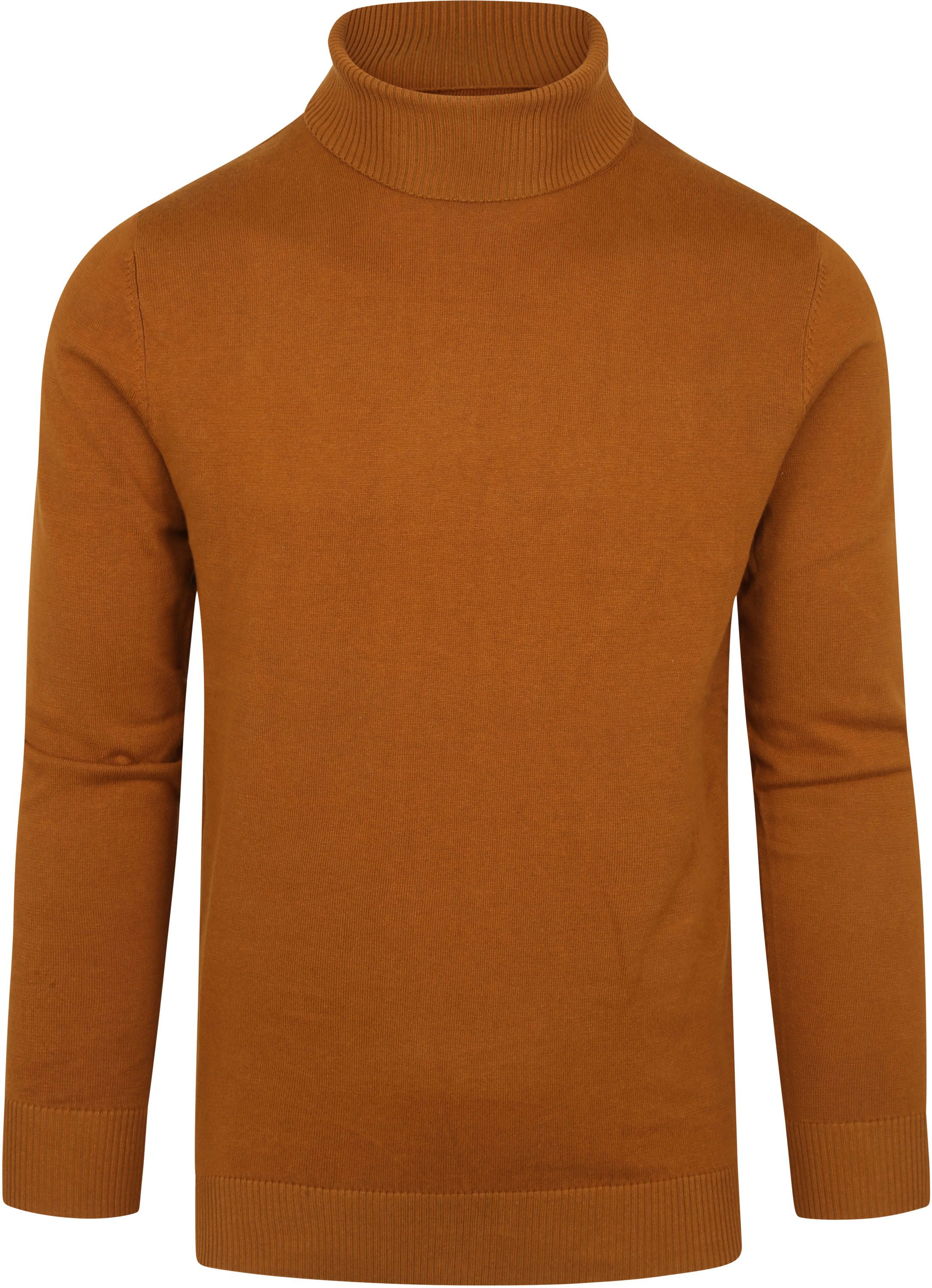 Suitable Pull Cox Col Roulé Ocre Jaune taille 3XL