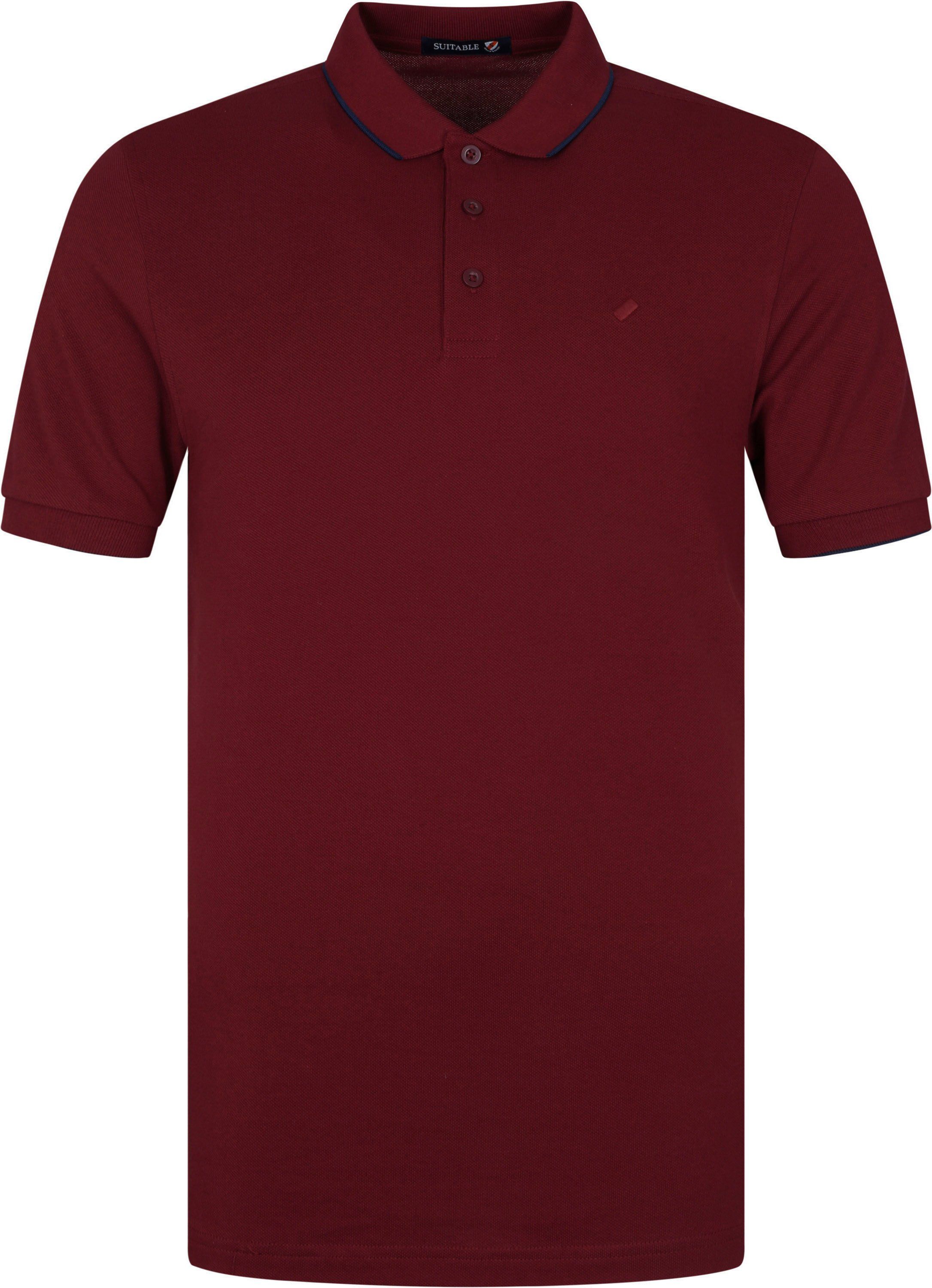 Suitable Poloshirt Tip Ferry Bordeaux Burgundy Red size 3XL
