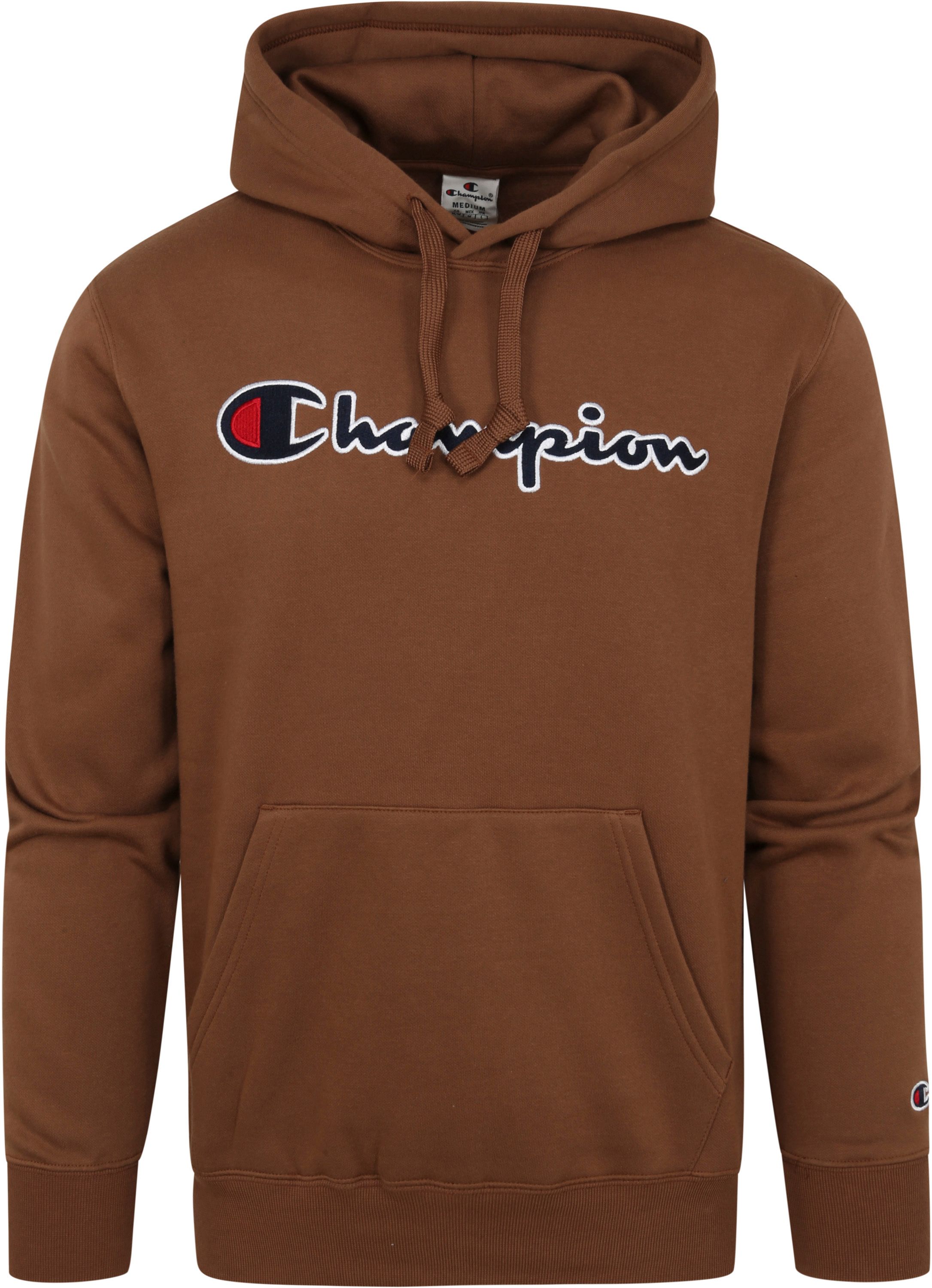 Champion Hoodie Logo Braun 217858-MS557-AZT kaufen | Suitable
