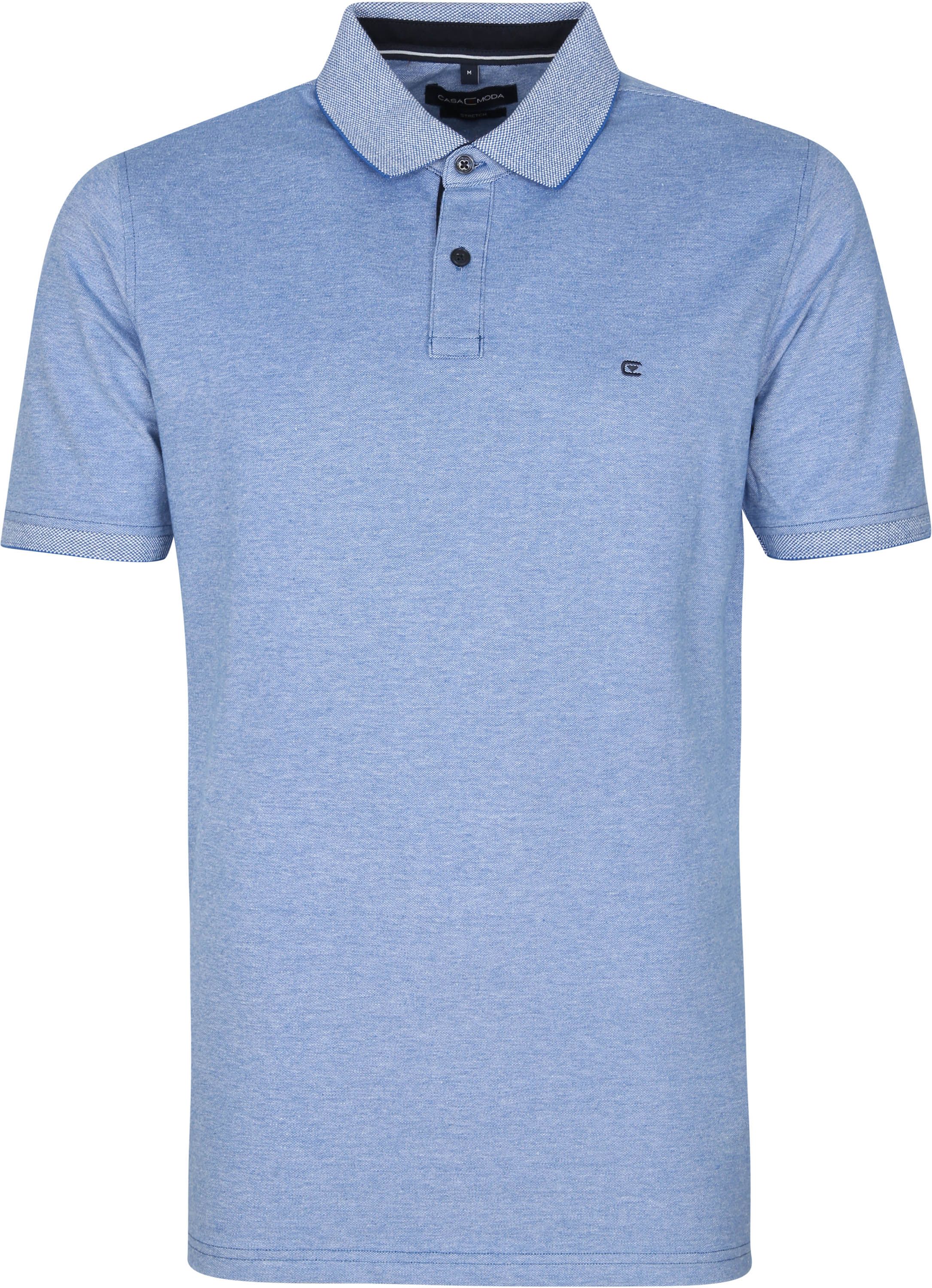 Casa Moda Polo Shirt Stretch Blue 004470-145 order online | Suitable