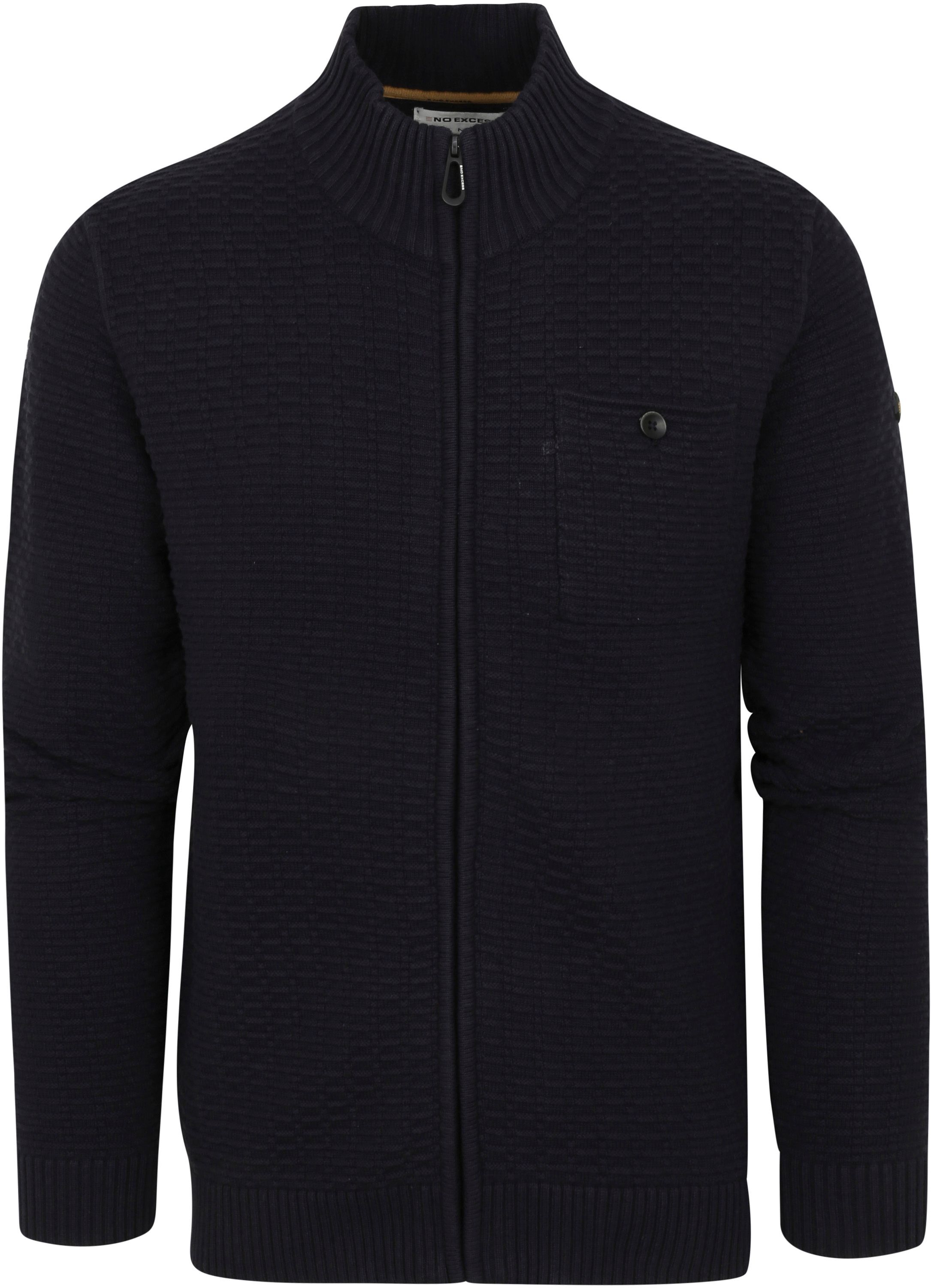 No Excess Cardigan Texturé Bleu Marine 17230836SN-029 commander en ligne | Suitable