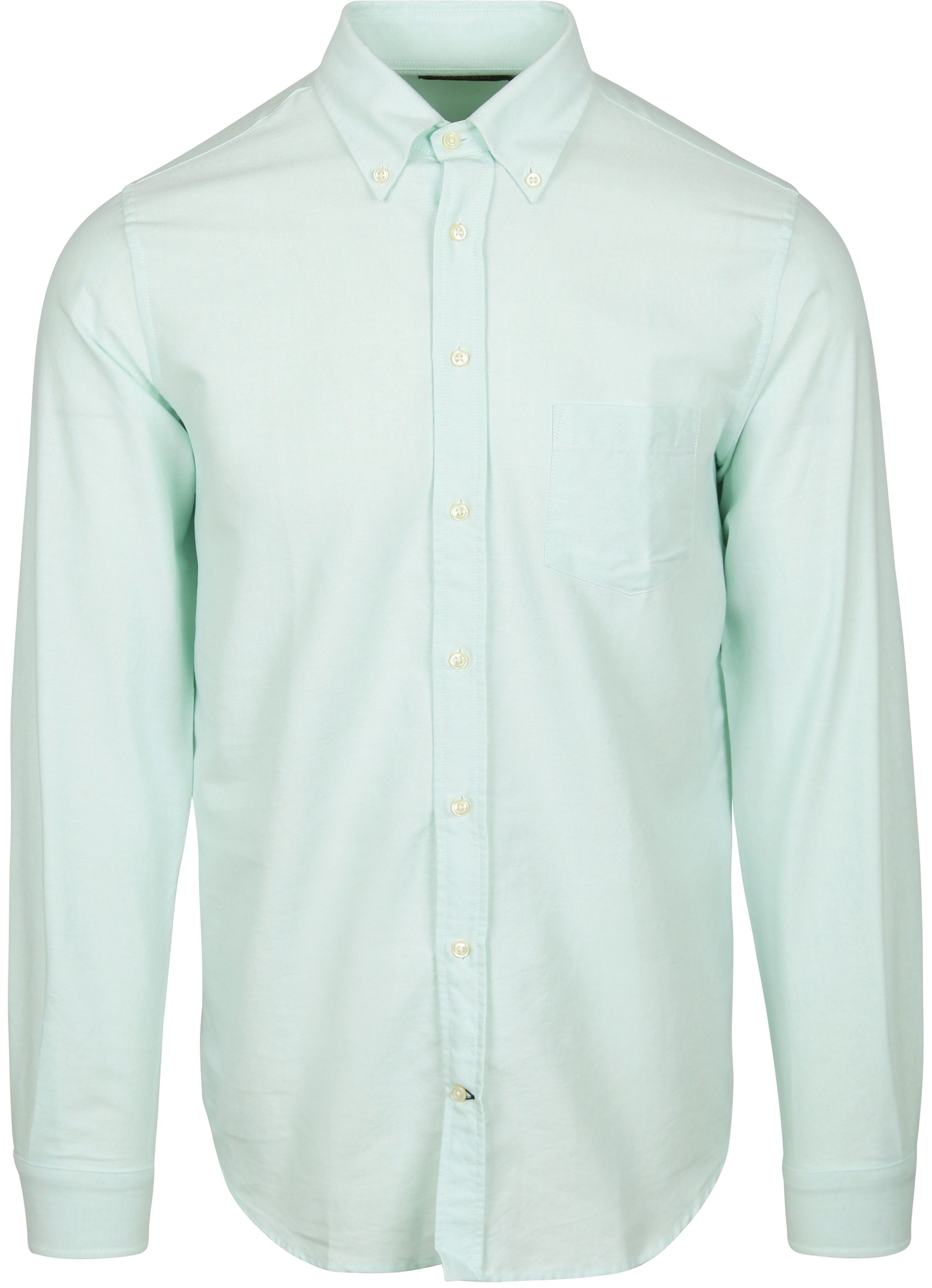 Steppin' Out Overhemd Oxford Borstzak Lichtgroen SM6001.0026-Green kopen | Suitable