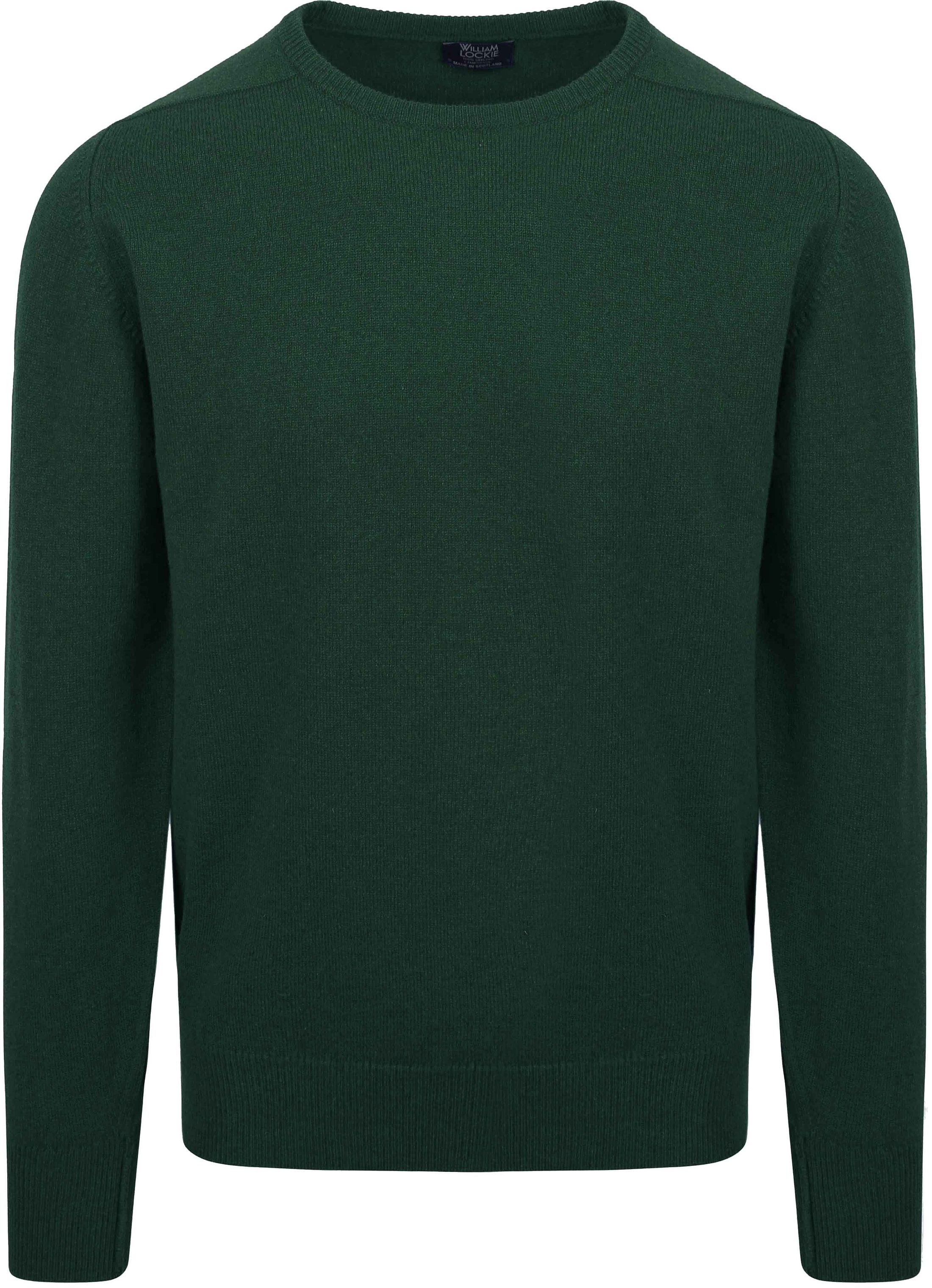 William Lockie Pullover Lambswool Tartan Dark Green order online | 7097DF-16 Tartan Green | Suitable Lithuania