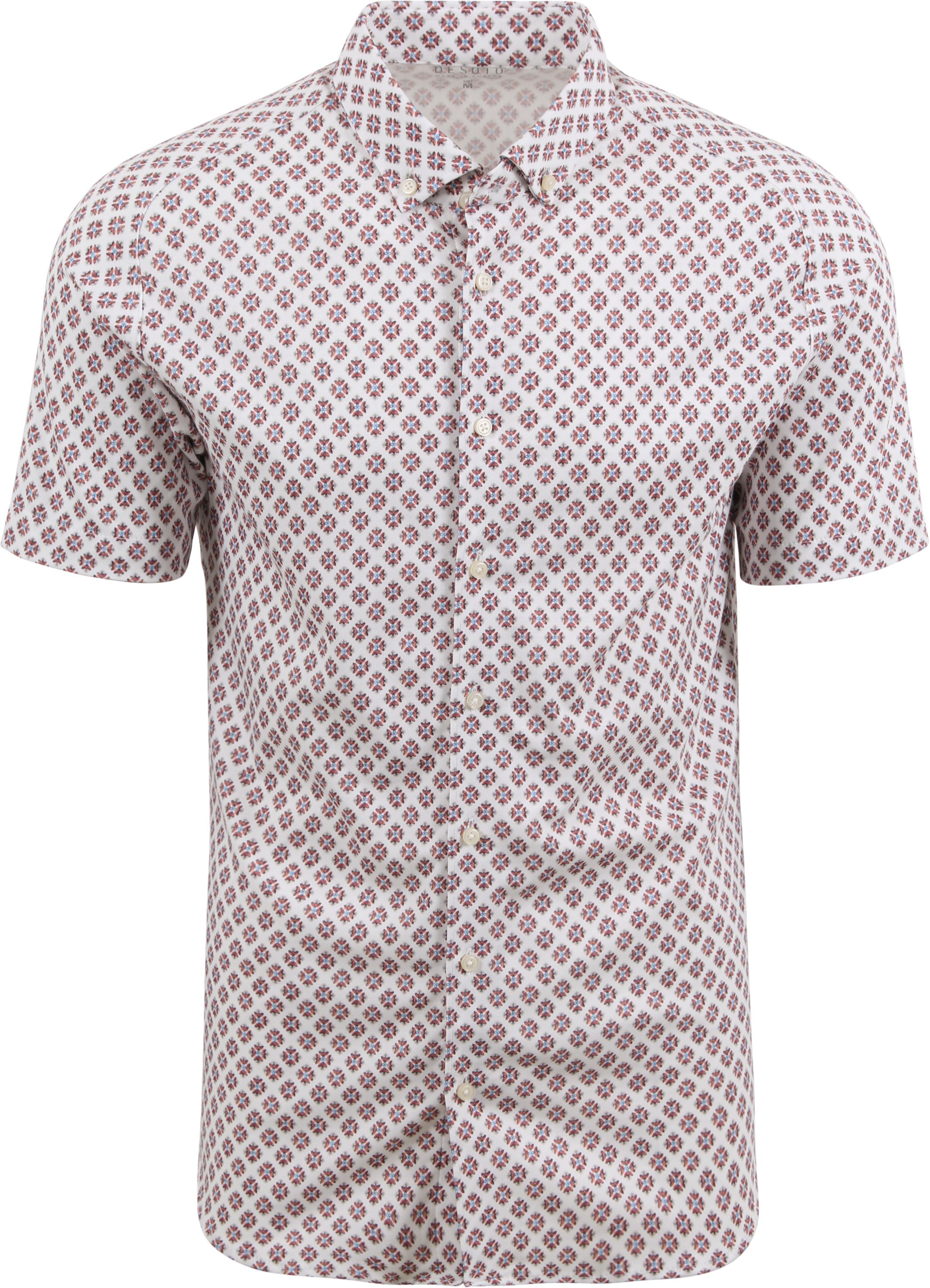 Desoto Short Sleeve Shirt Print White order online | 63531-3-311 | Suitable Lithuania
