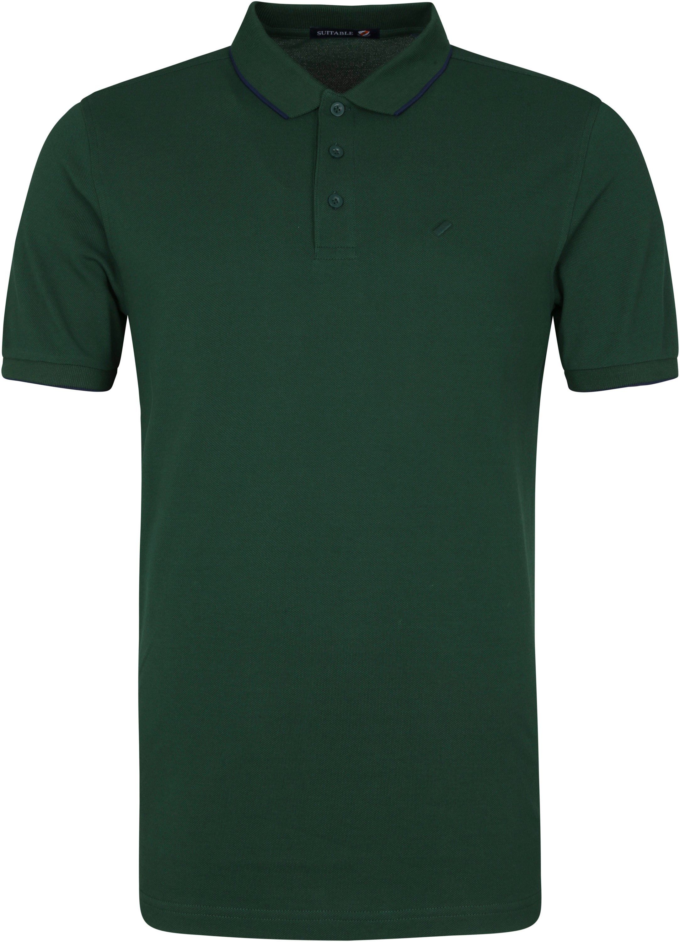 Suitable Poloshirt Tip Ferry Dark Green Dark Green size 3XL