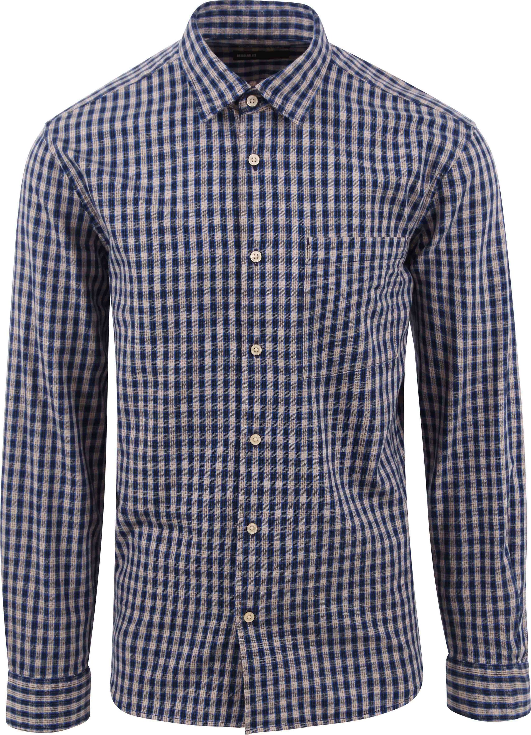 Marc O'Polo Shirt Plaid Dark Blue  order online | 328723642090-H89 | Suitable Spain