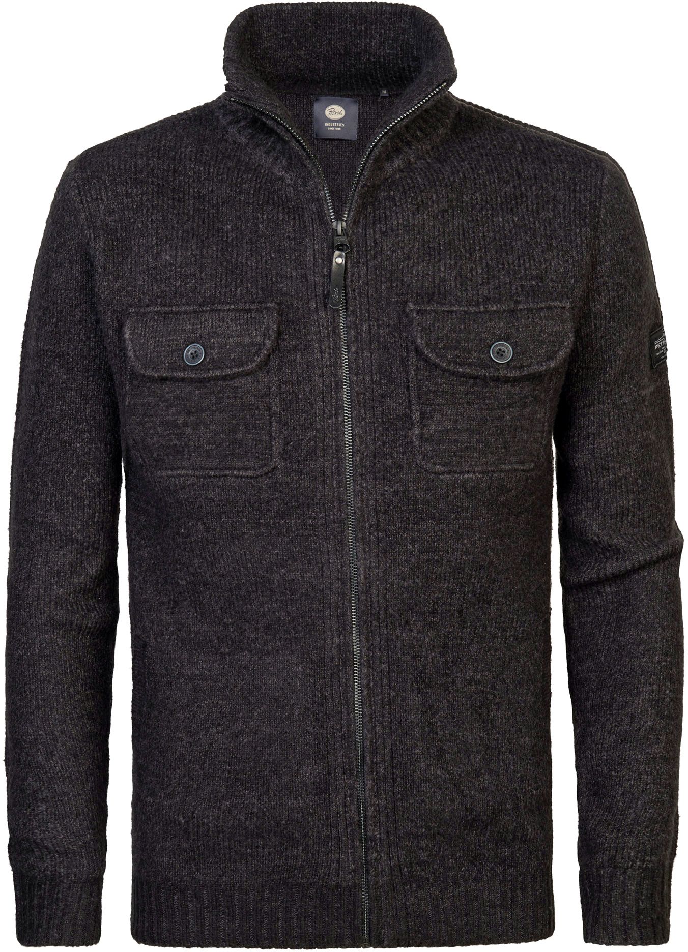 Petrol Cardigan Sitka Black order online | M-3040-KWC218-9091 | Suitable Lithuania