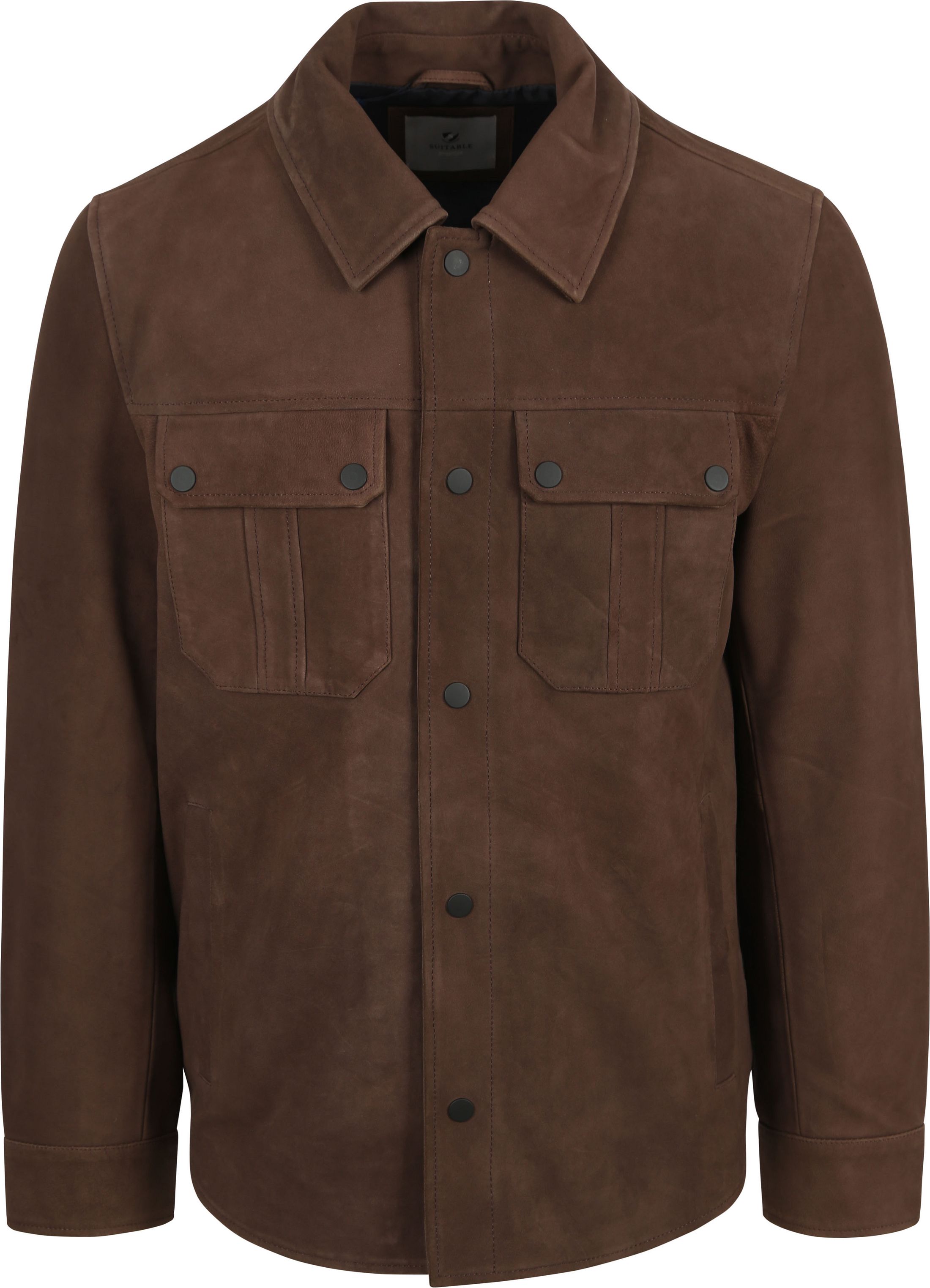 Suitable Jacket Suede Bruin JA-SUEDE-AW23-02 brown kopen | Suitable
