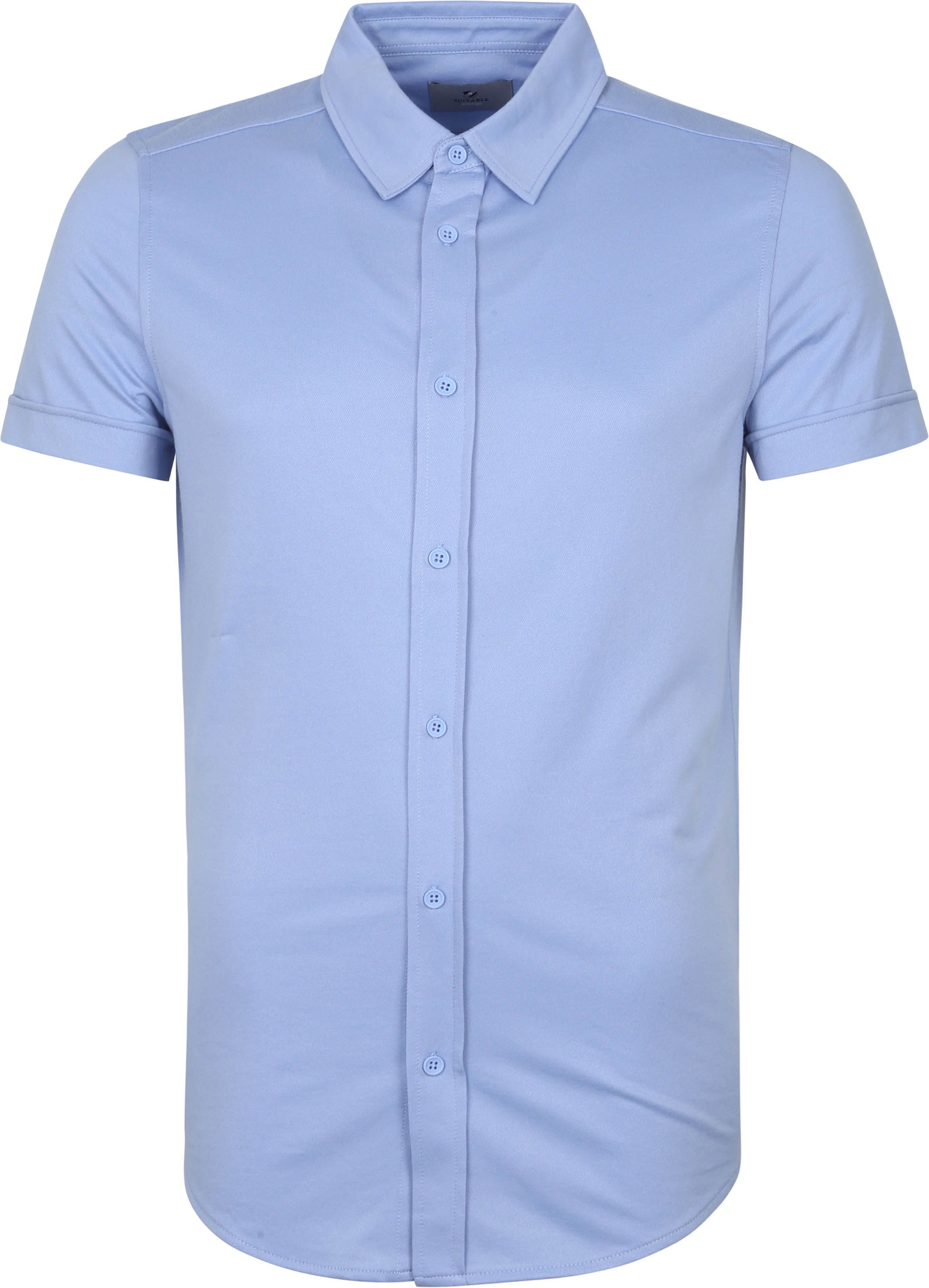 Suitable Prestige Earl Short Sleeve Shirt Light Blue size L