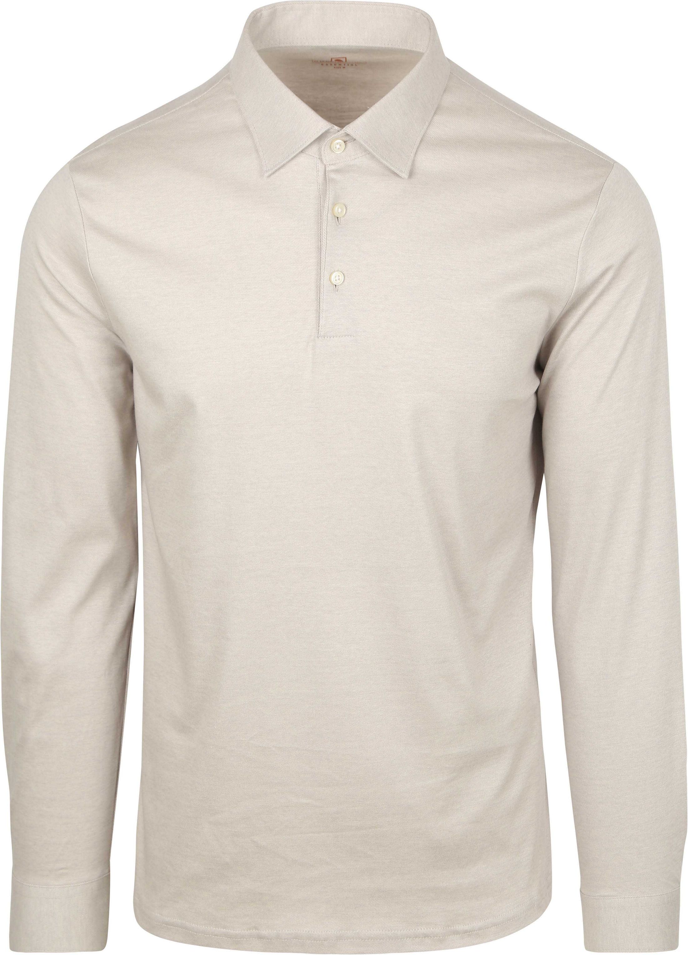 Desoto Longsleeve Poloshirt Essential Beige order online | Suitable Lithuania
