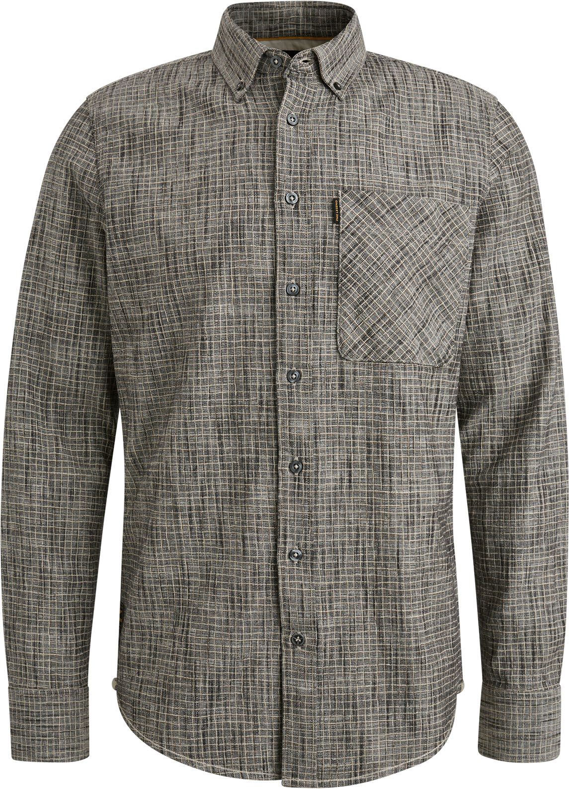 PME Legend Shirt Print Slub Grey order online | PSI2409228-9139 | Suitable Lithuania