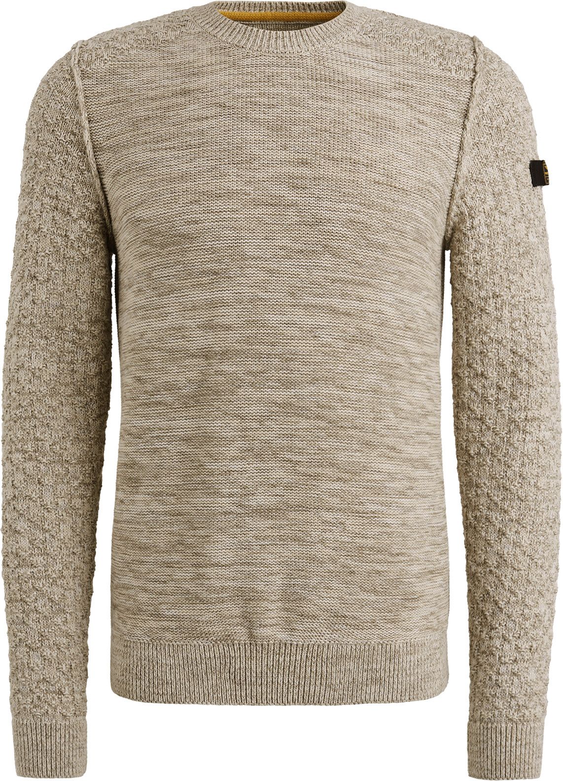 PME Legend Sweater Mouliné Beige PKW2509330-7013 order online | Suitable