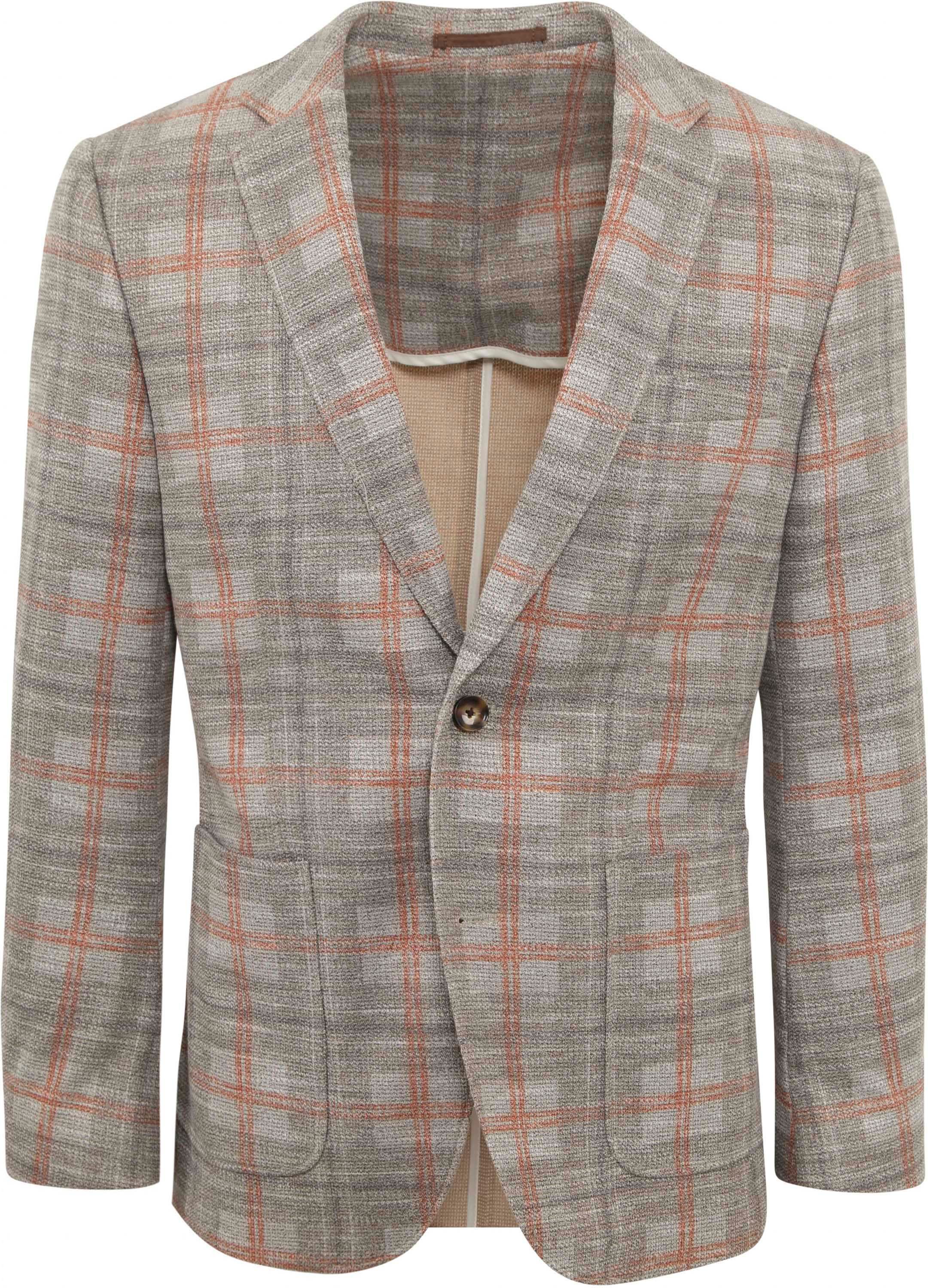 Suitable Respect Veste de Costume Fame Jersey Carreaux Flex Marr SPE231038FA80ST-820 sand commander en ligne | Suitable
