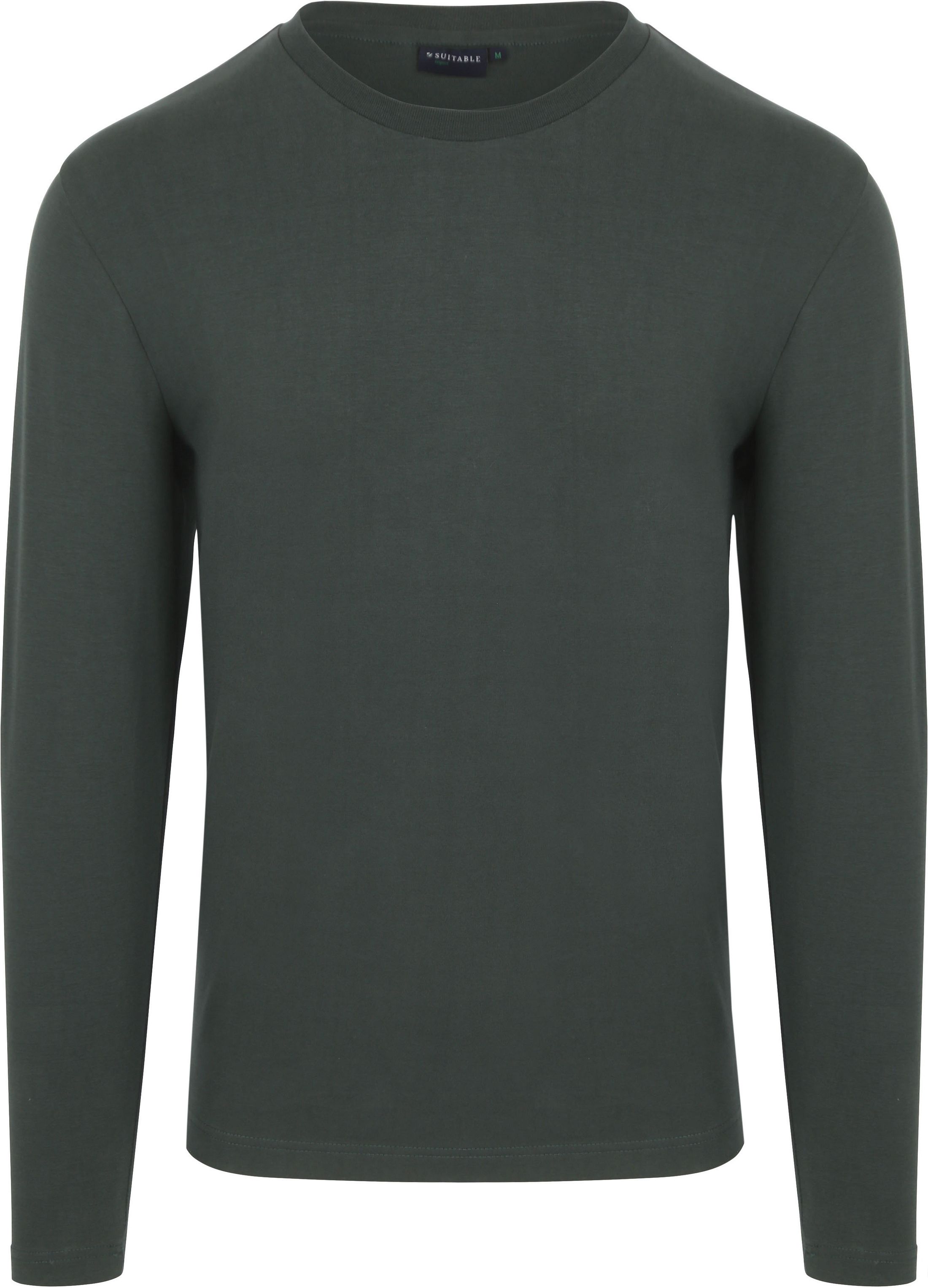 Suitable Respect Longsleeve Heavy T-shirt Dark Green RSP-24LST-HEAVY-DG order online | Suitable