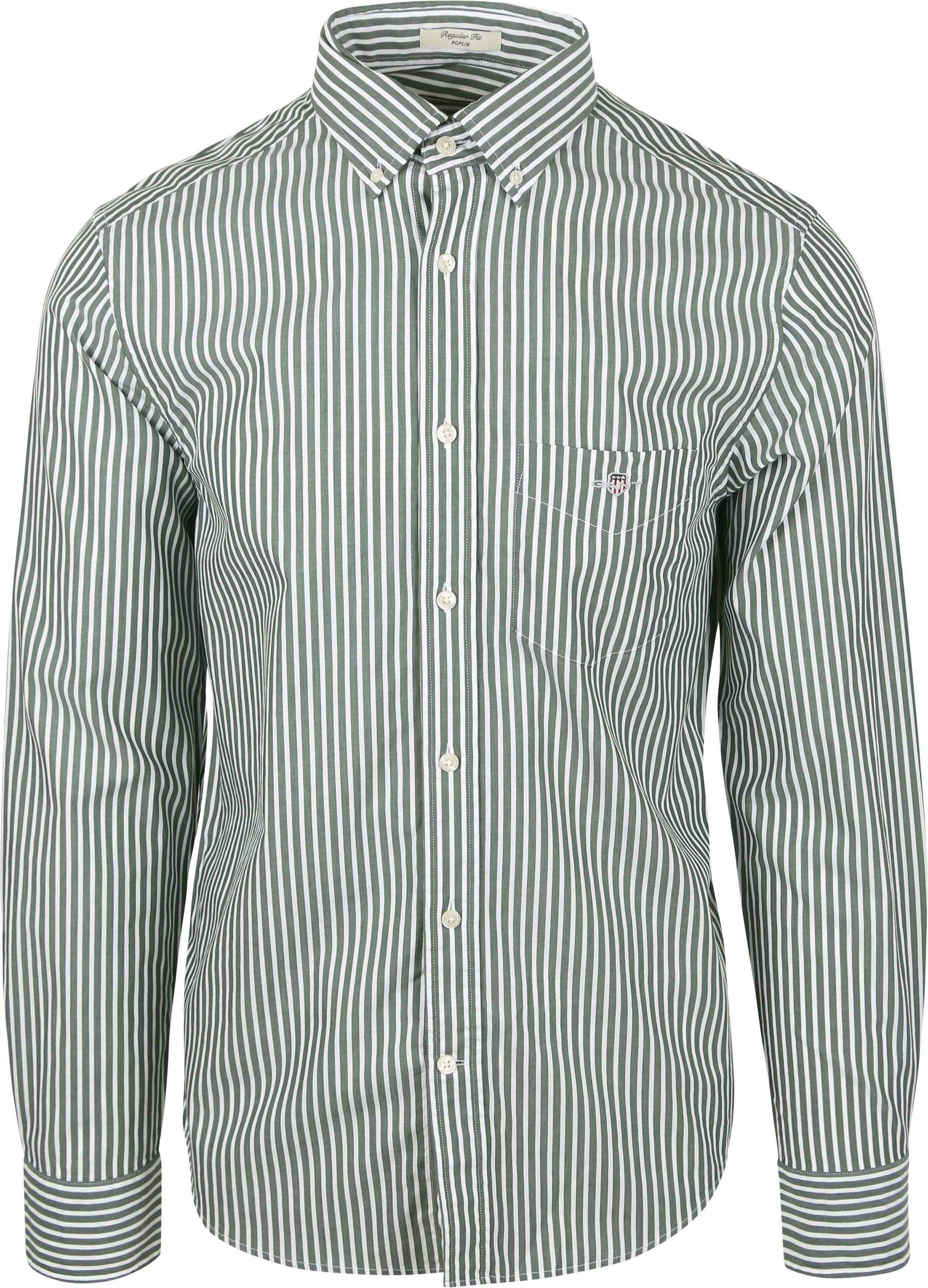 Gant Casual Shirt Stripe Green 3000130-338 order online | Suitable