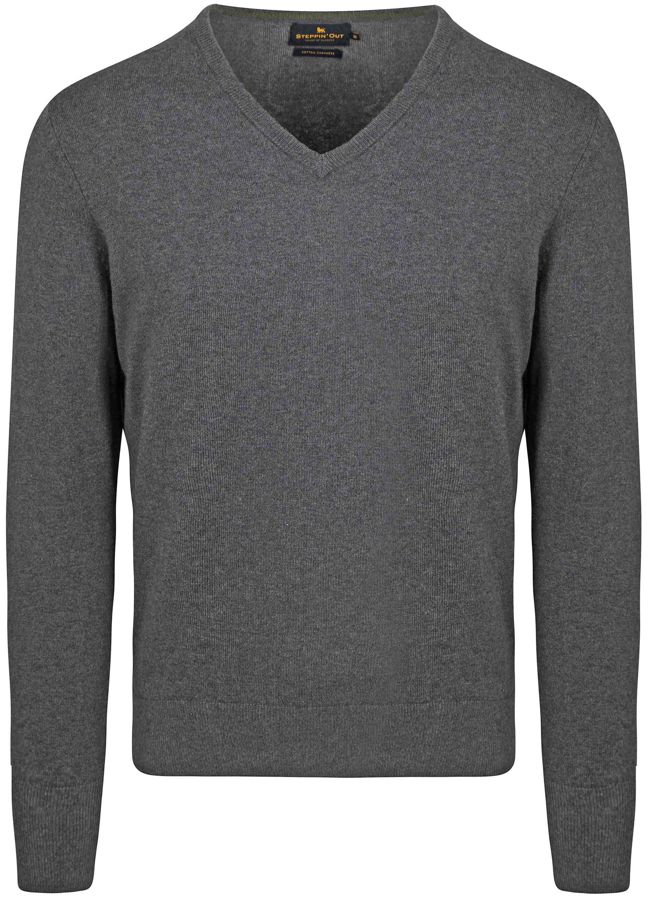 Steppin' Out Pullover V-Neck Merino Wool Anthracite order online | SM1201.0003-1203 | Suitable Spain